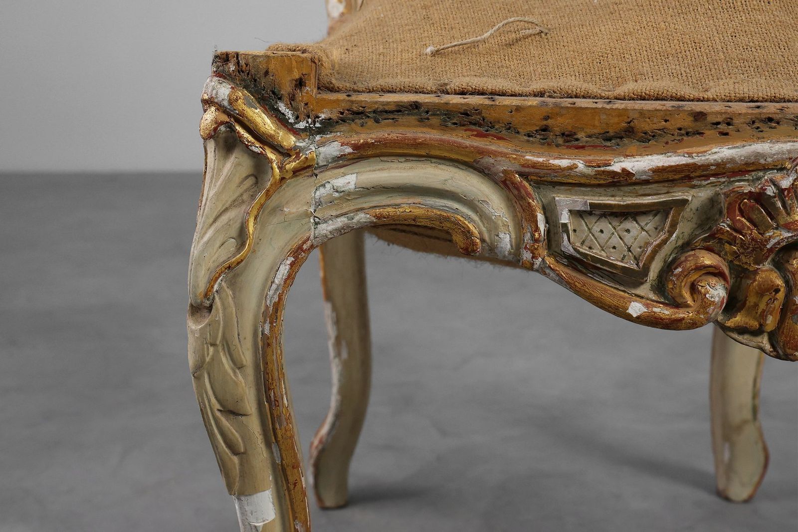 Antique Louis XV Chair In Carved Wood, 1800s photo vinterior