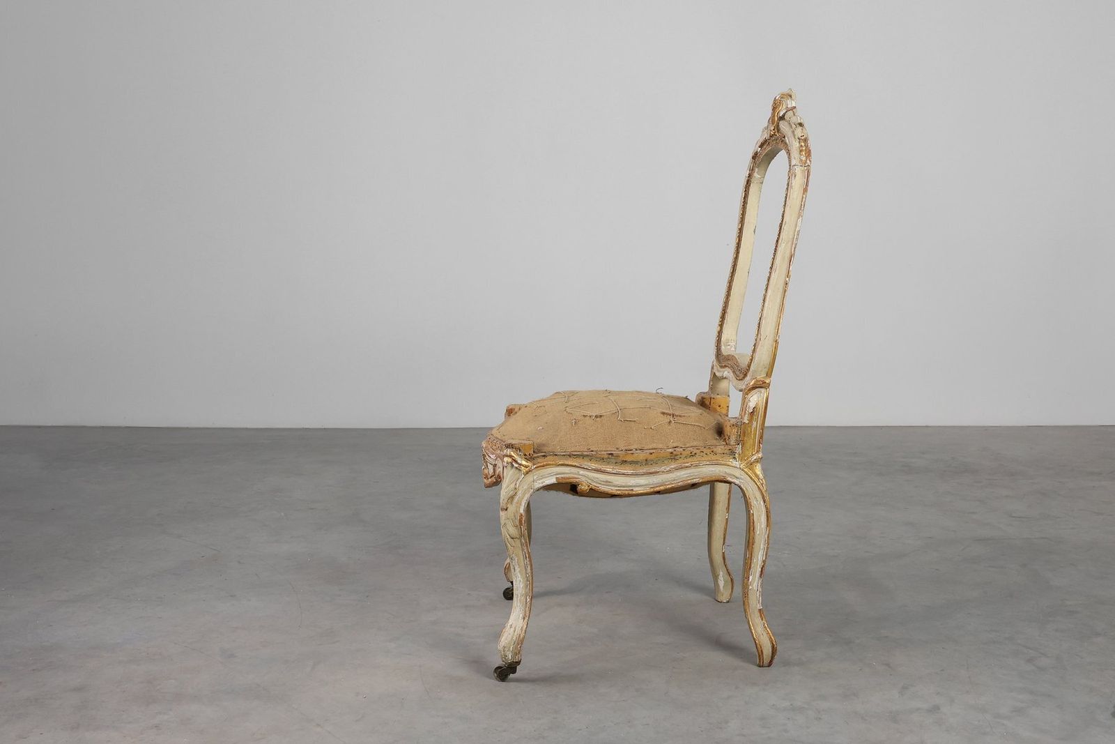 Antique Louis XV Chair In Carved Wood, 1800s photo buy