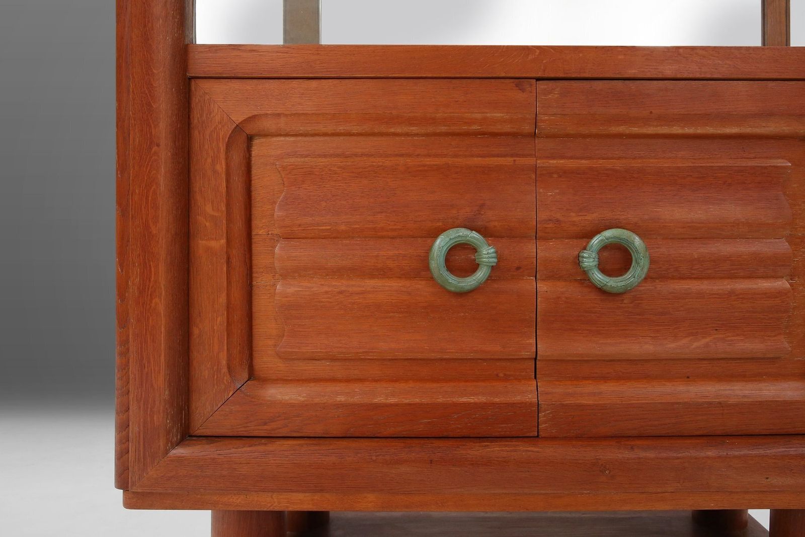 Art Deco Vitrine Cabinet By Gaston Poisson, 1940s photo for sale