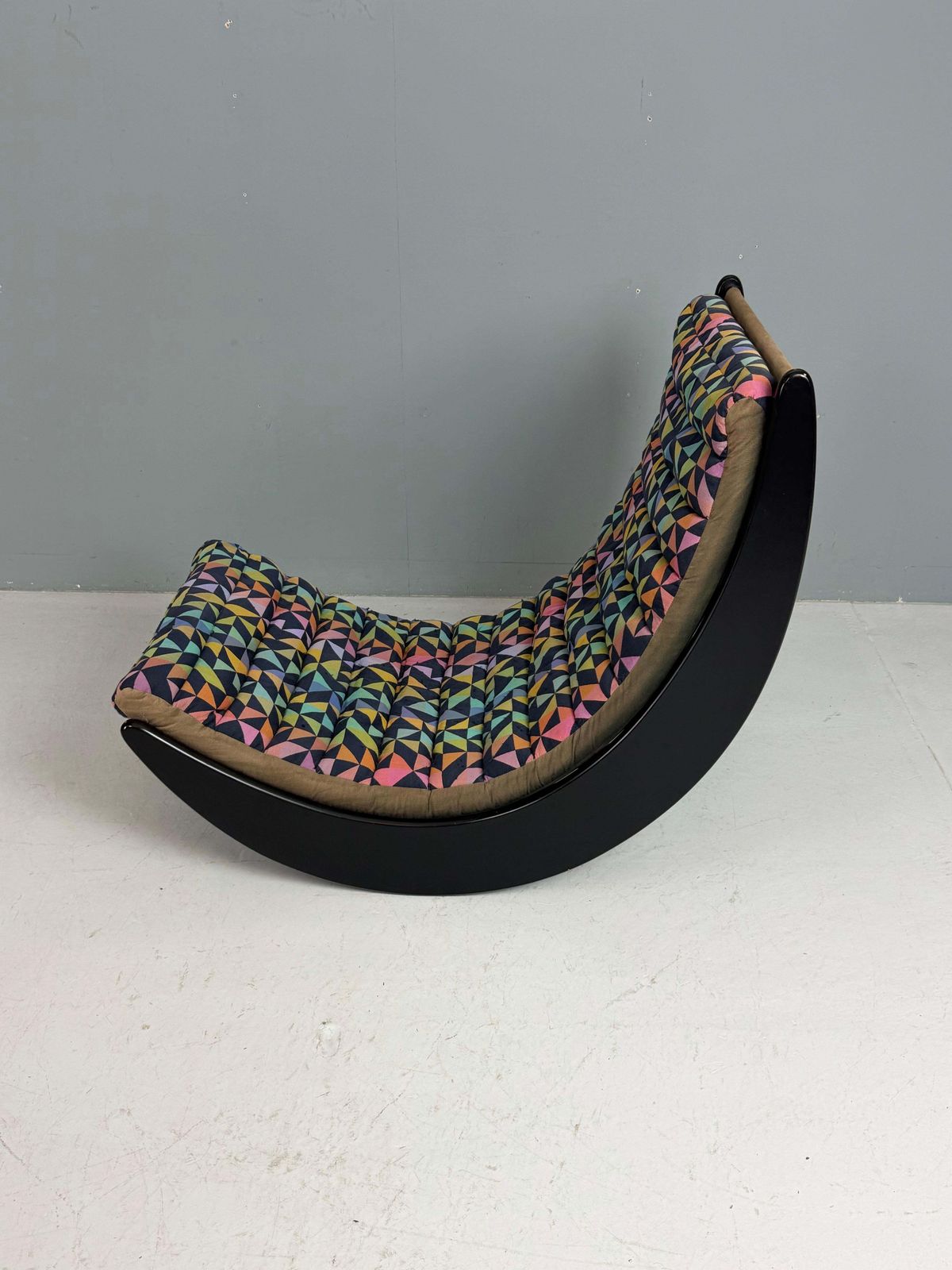Verner Panton Original "Relaxer 2" Rocking Chair By Rosenthal, 1970s photo vinterior