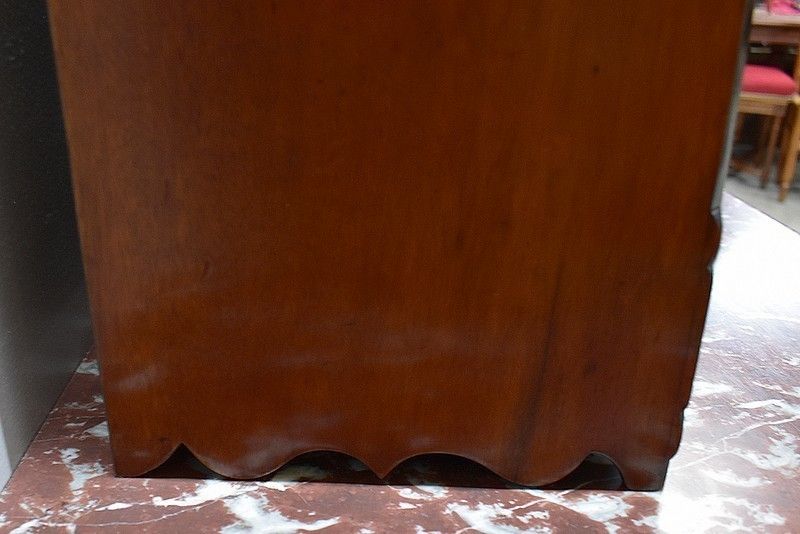Furniture 19th Century Mahogany Wall Display Case photo