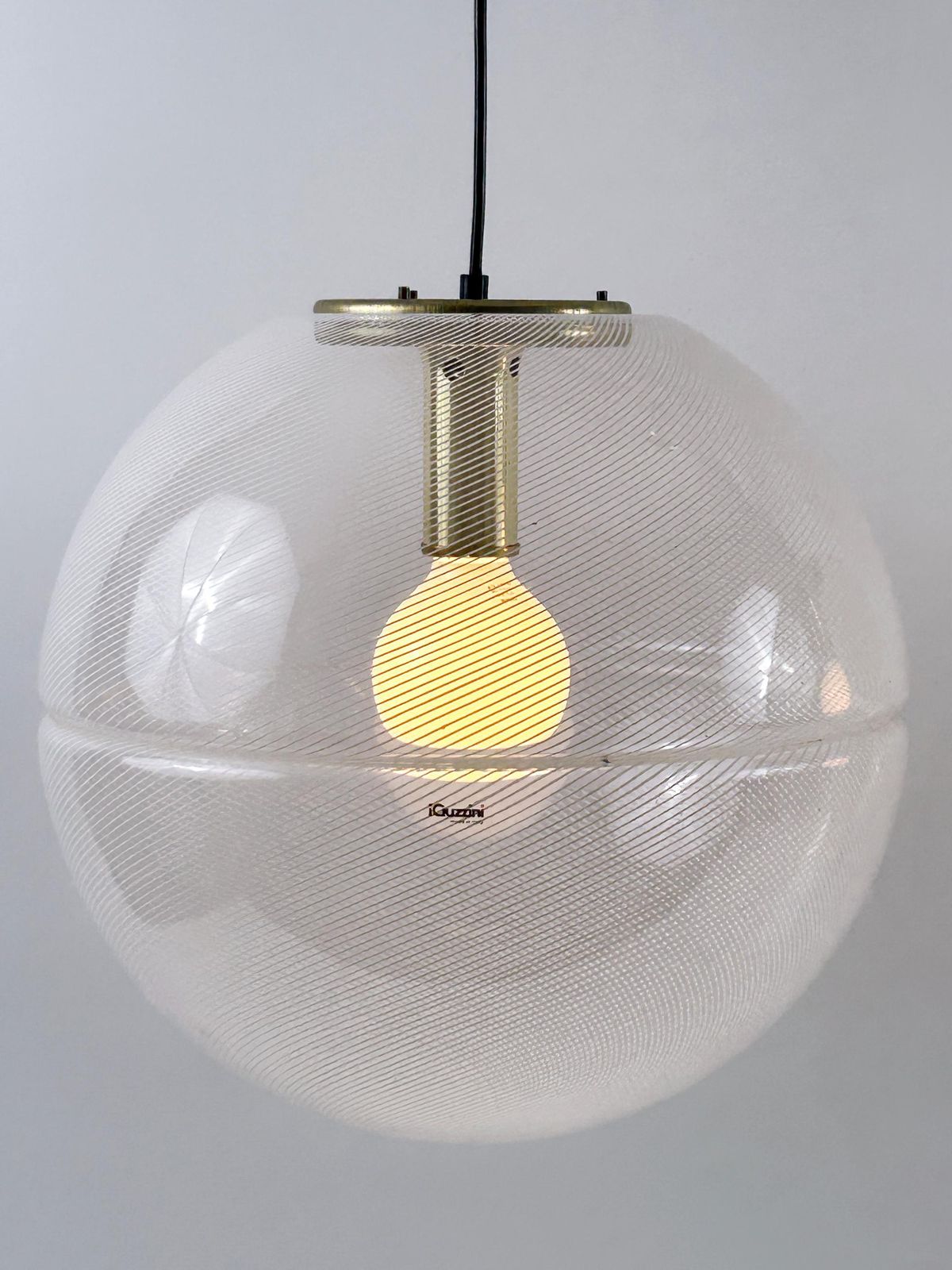 photo furniture 1 Of 2 Elegant Mid Century Modern Sfera Pendant Lamps By Iguzzini Italy 1970s