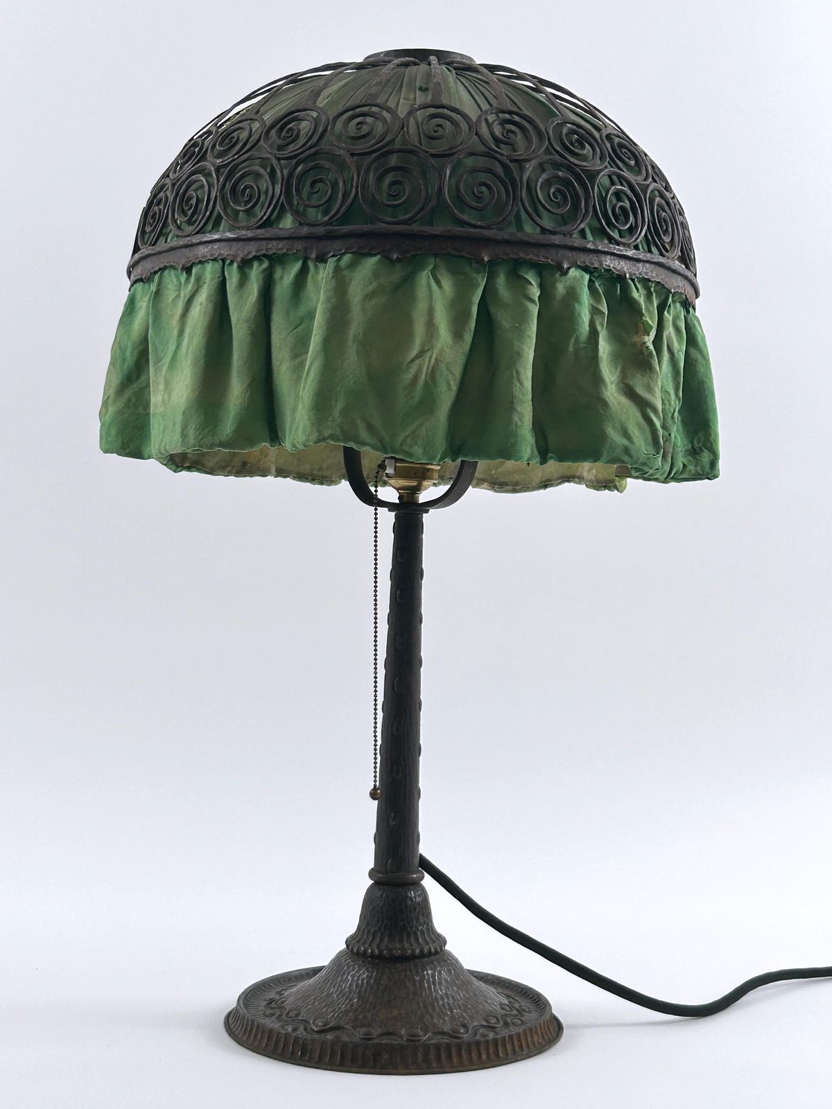 Monumental Art Nouveau Table Lamp Probably By Reinhold Kirsch Germany 1900s photo 5783.0
