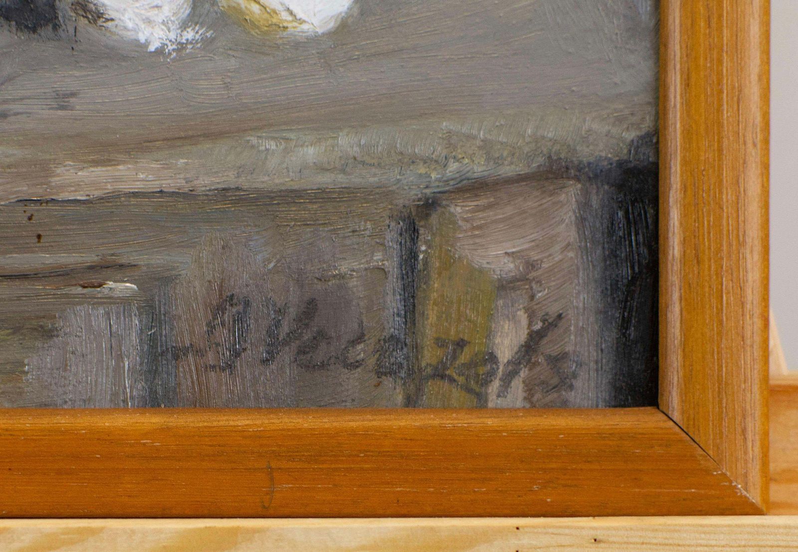 Imants Vecozolsstill Life On The Stove. Oil On Cardboard. 33.5x37 Cm1999 photo for sale