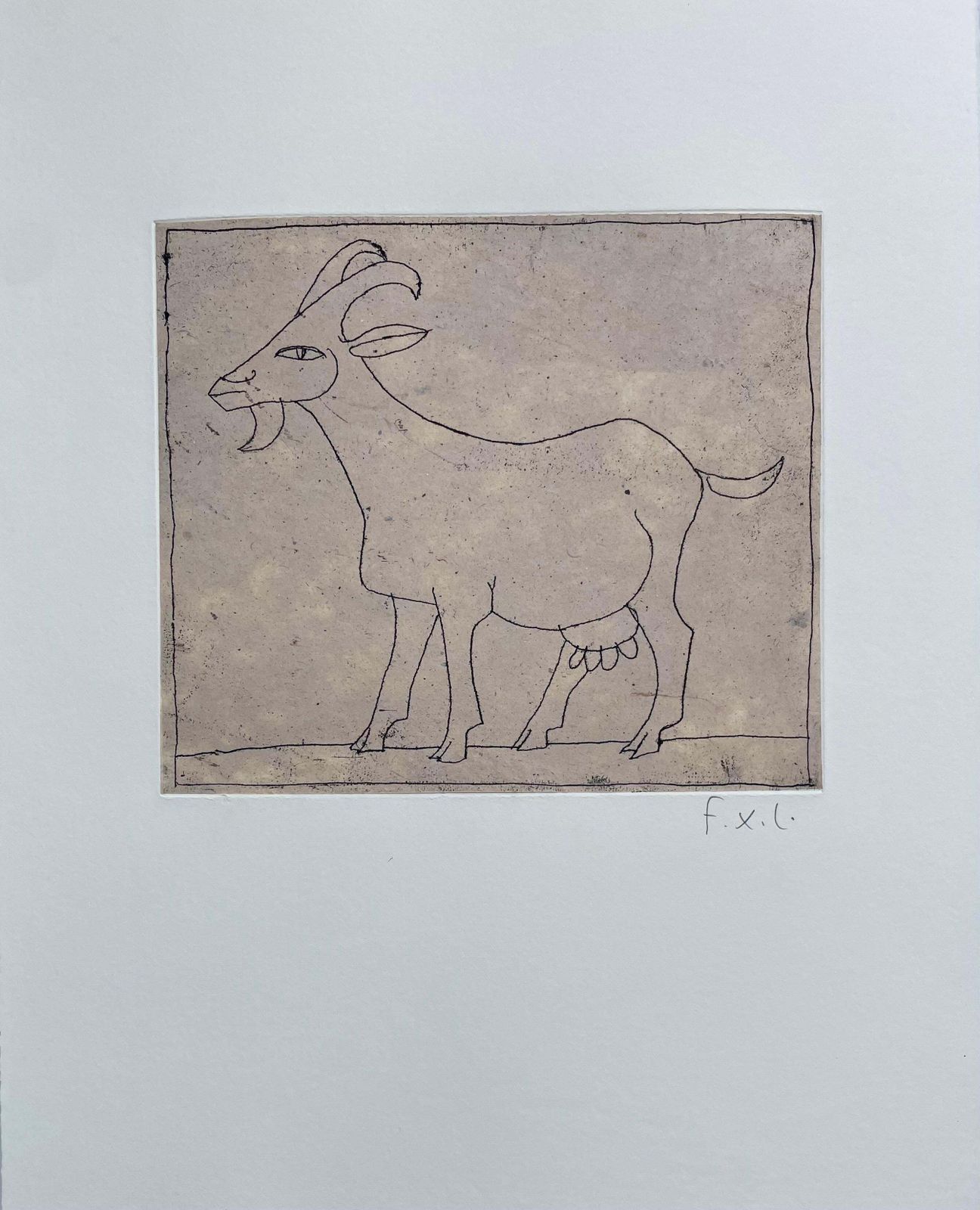 François Xavier Lalannefrançois Xavier Lalanne   The Goat, 2004 Original Print1970 photo Art