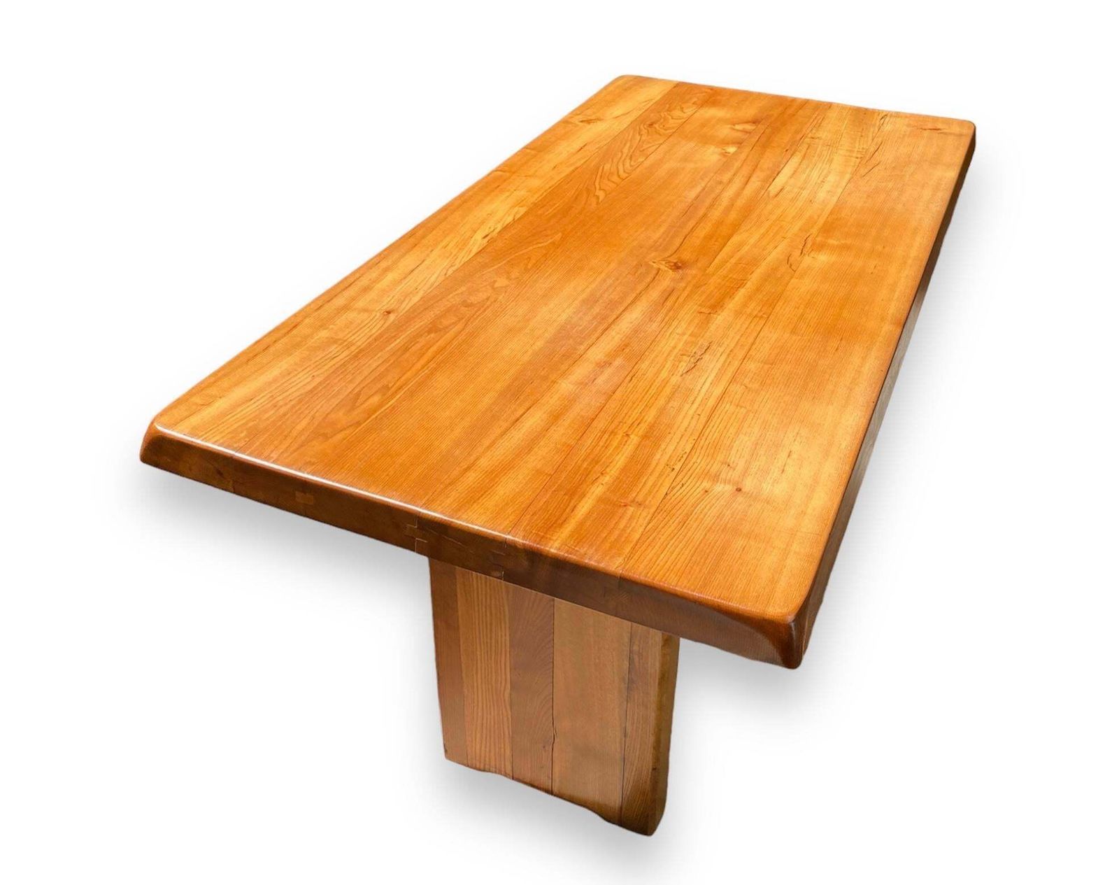 photo vinterior Pierre Chapo   T14a Table And Benches Set   Circa 1970