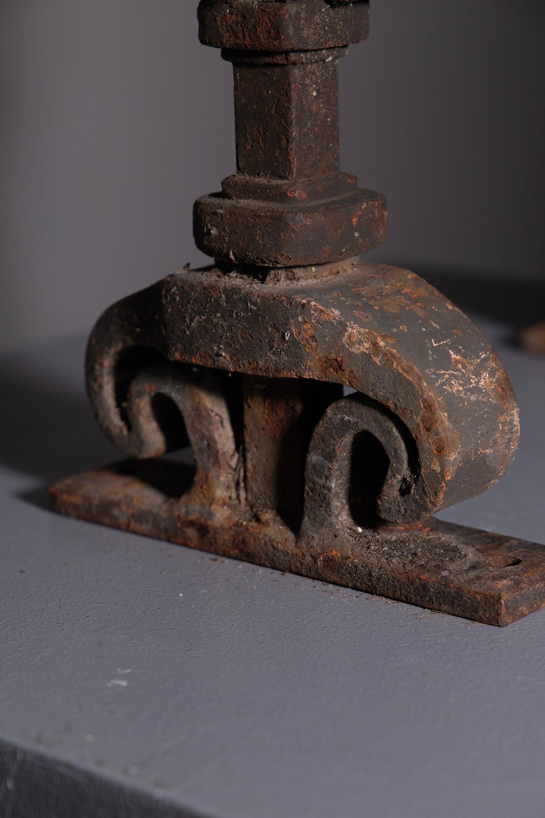 Pair Of Antique Italian Wrought Iron Torch Holders For Outdoor Use photo 1601.0