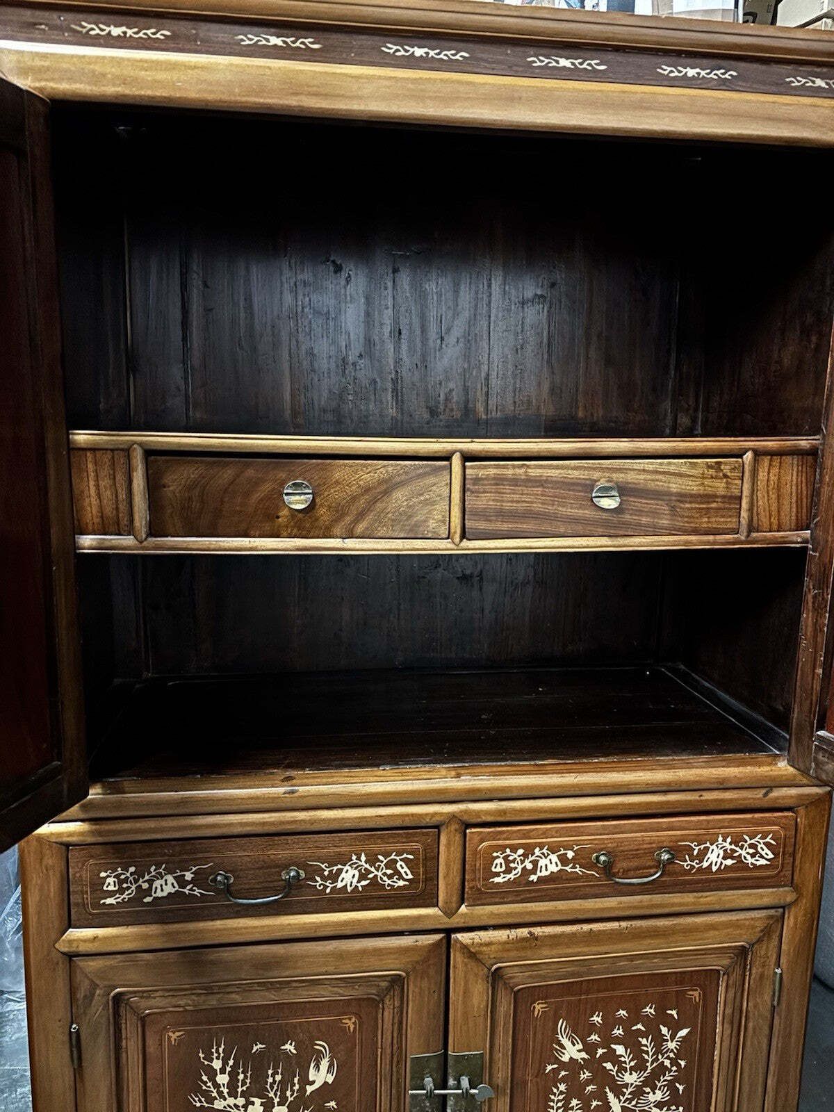 Chinese Cupboard, Loads Of Storage, Superb Cocktail Cabinet. photo vintage