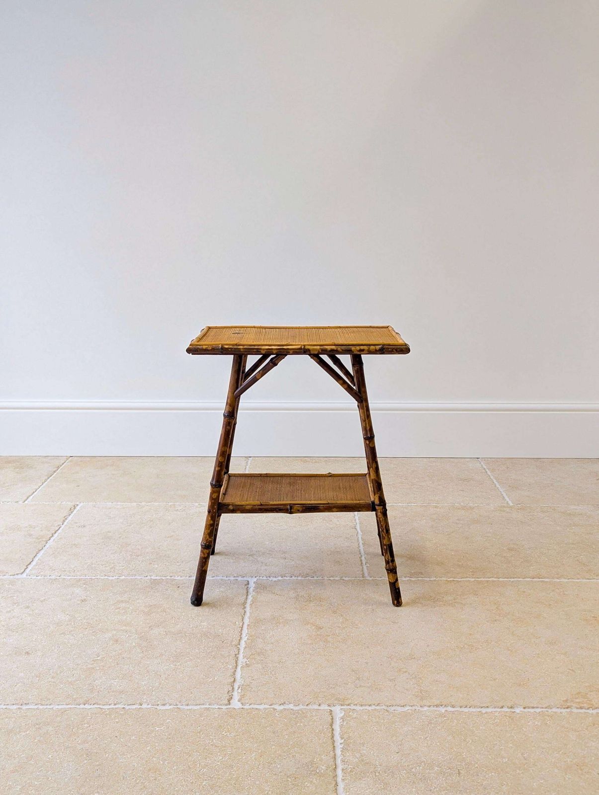 Antique Victorian Bamboo Occasional Table C.1890 photo furniture