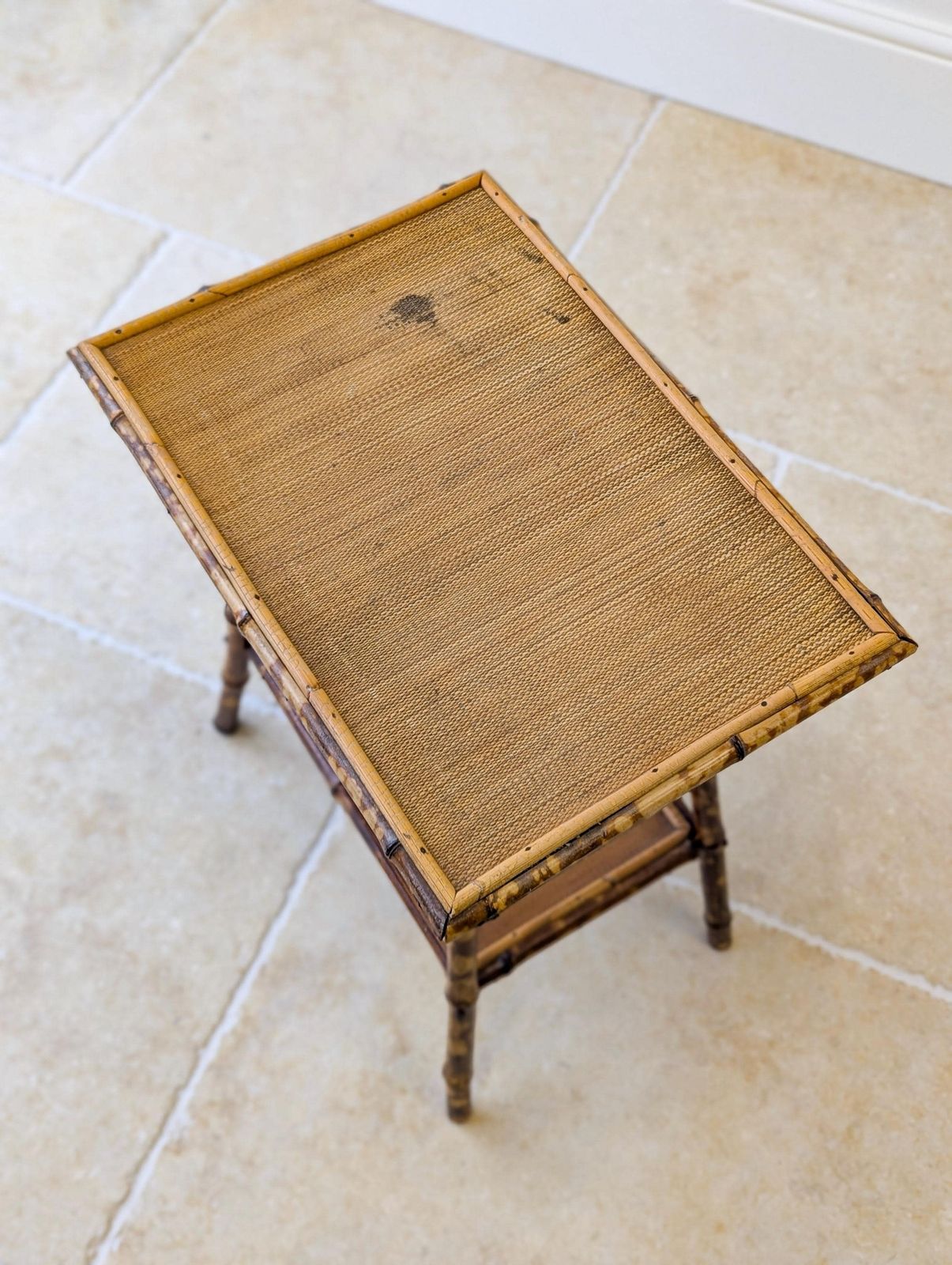 Antique Victorian Bamboo Occasional Table C.1890 photo for sale