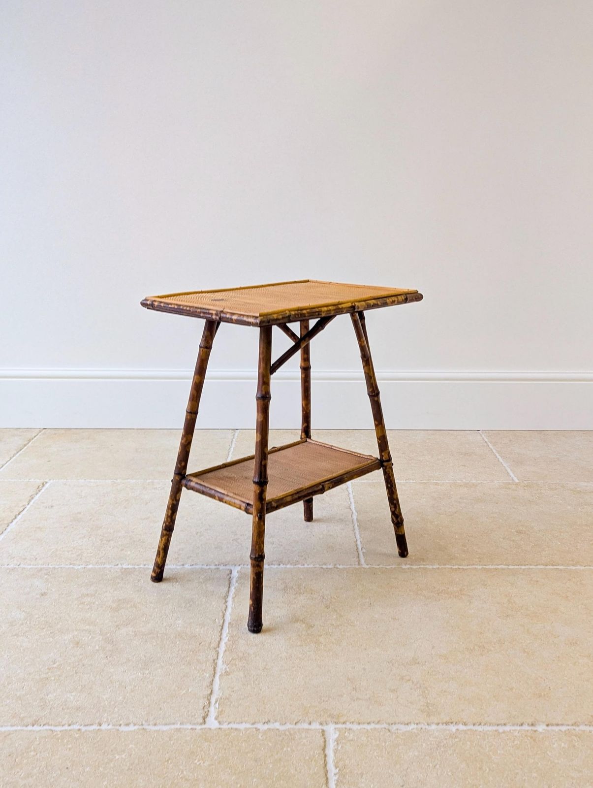 Antique Victorian Bamboo Occasional Table C.1890 photo vinterior