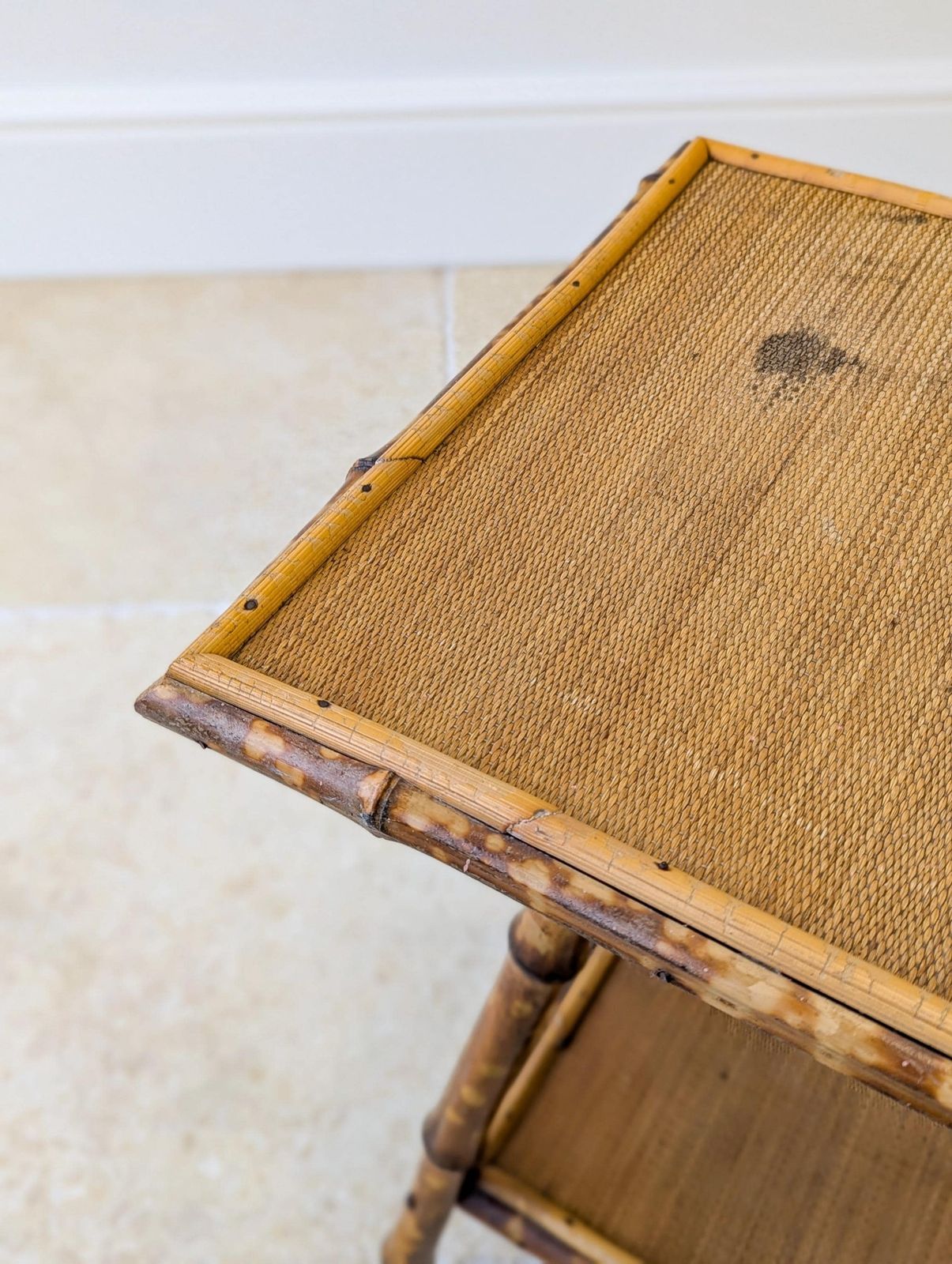 Antique Victorian Bamboo Occasional Table C.1890 photo buy