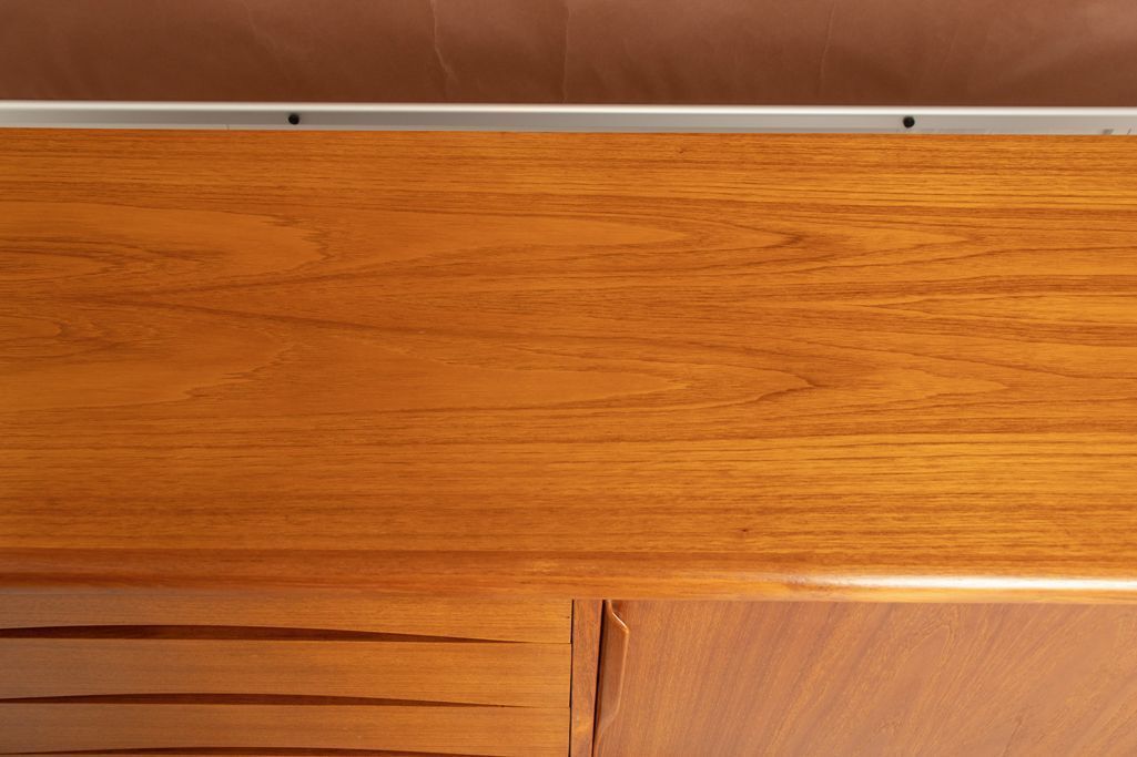 Midcentury Teak Sideboard By Gunni Omann For Axel Christiansen, Denmark, C.1960 photo vintage