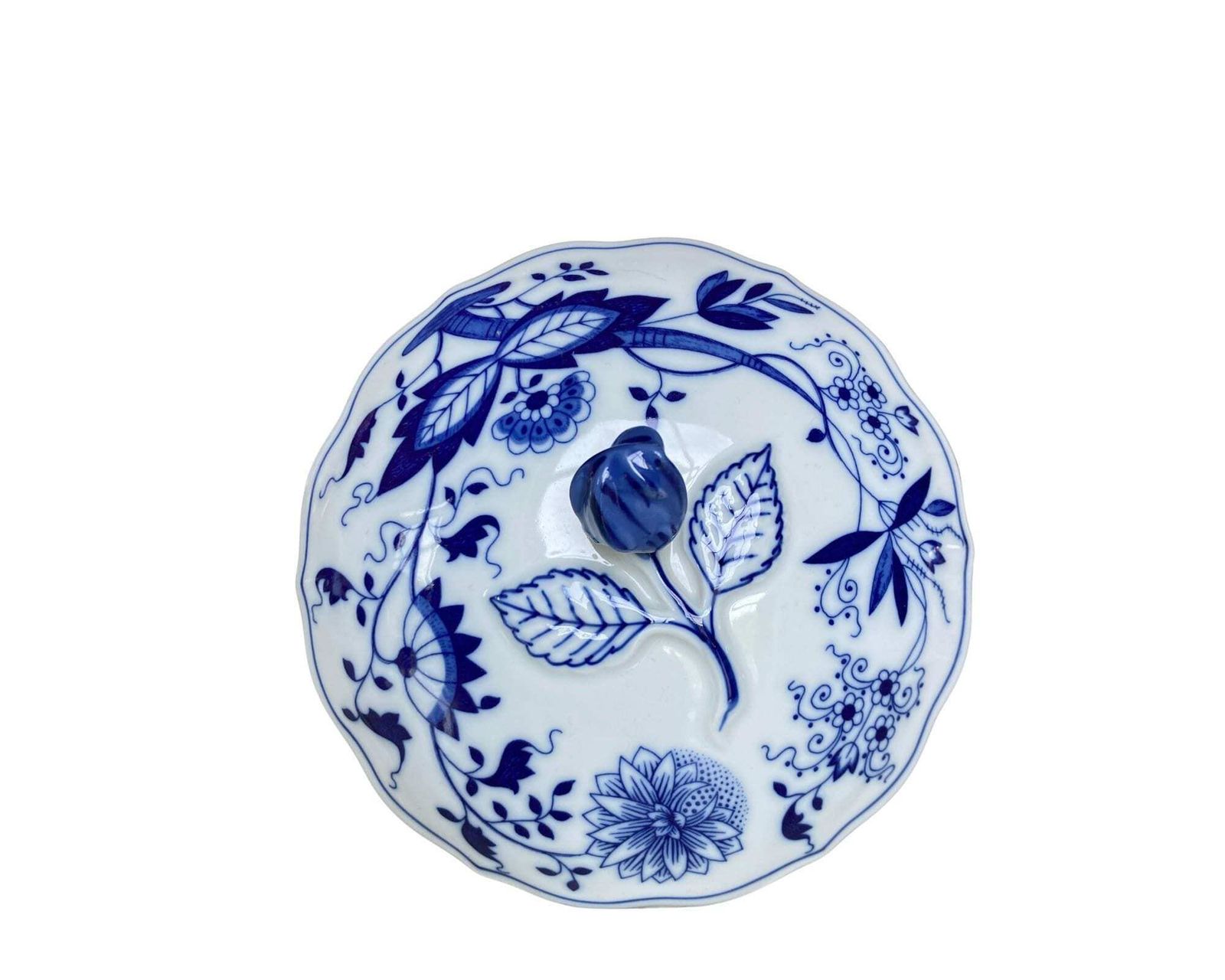 Blue Onion Jar Hutschenreuther | Lidded Porcelain Bowl Zwiebelmuster photo 172.0
