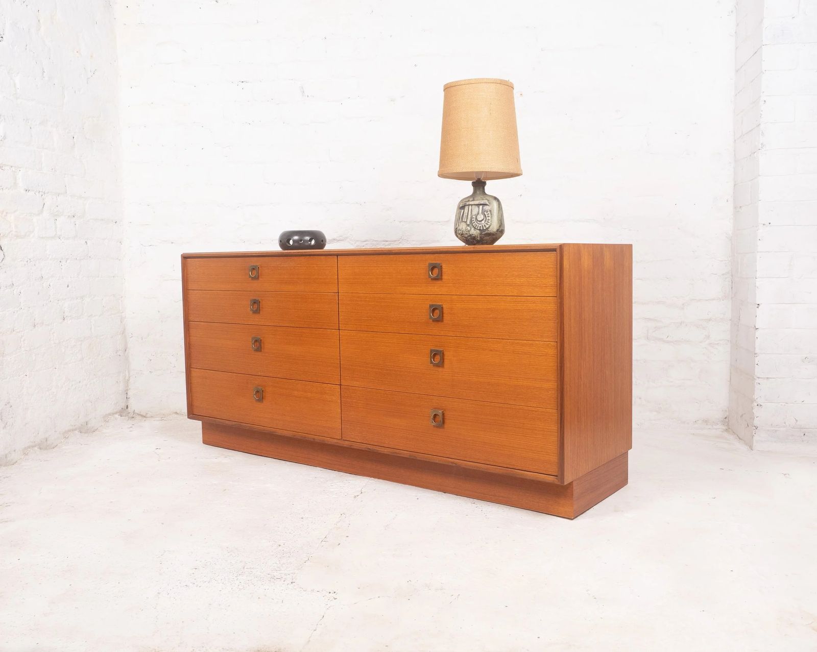 Mid Century G Plan Form 5 Double Chest Of Drawers photo for sale