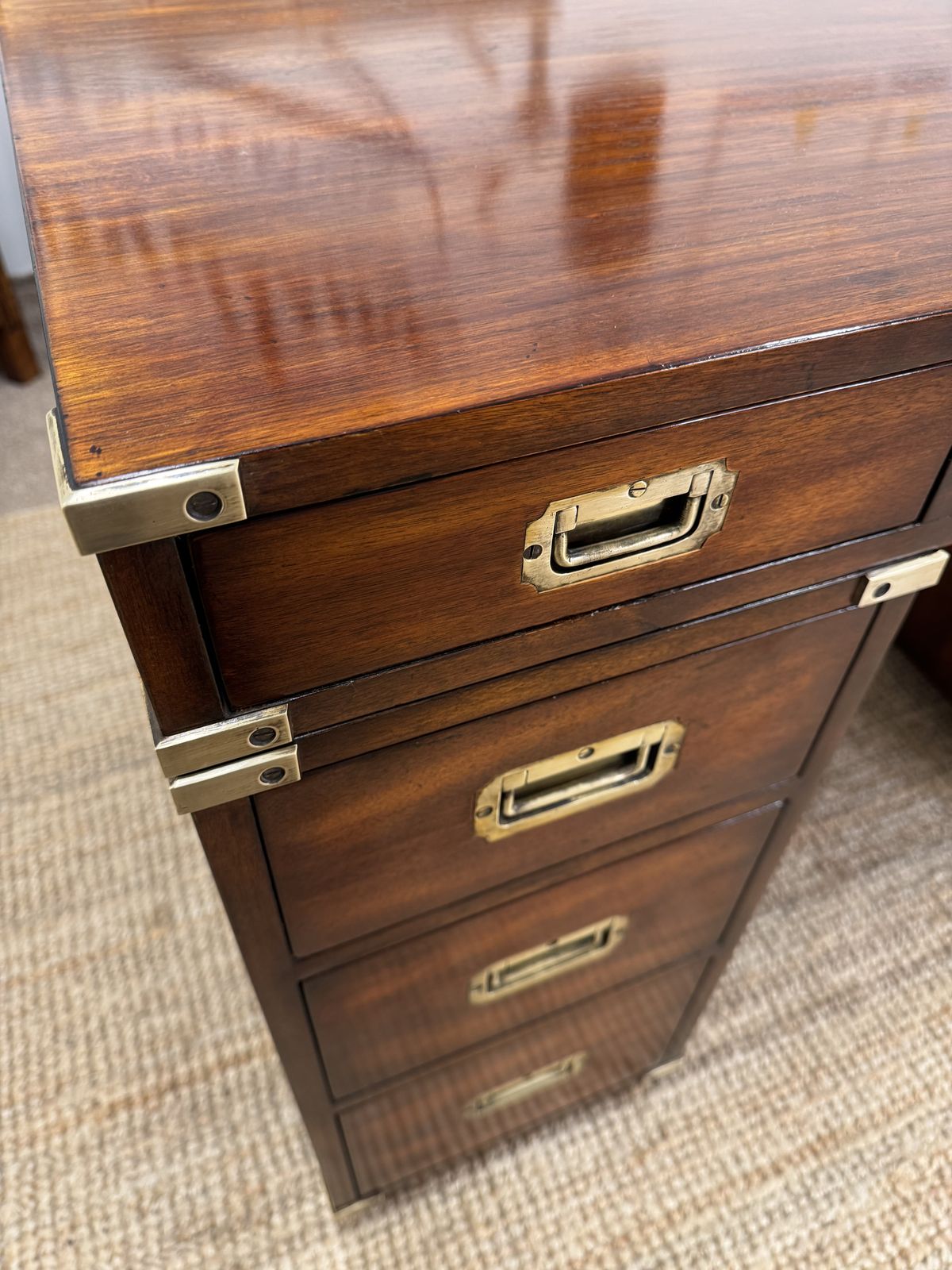 photo buy Vintage Mahogany Campaign Desk