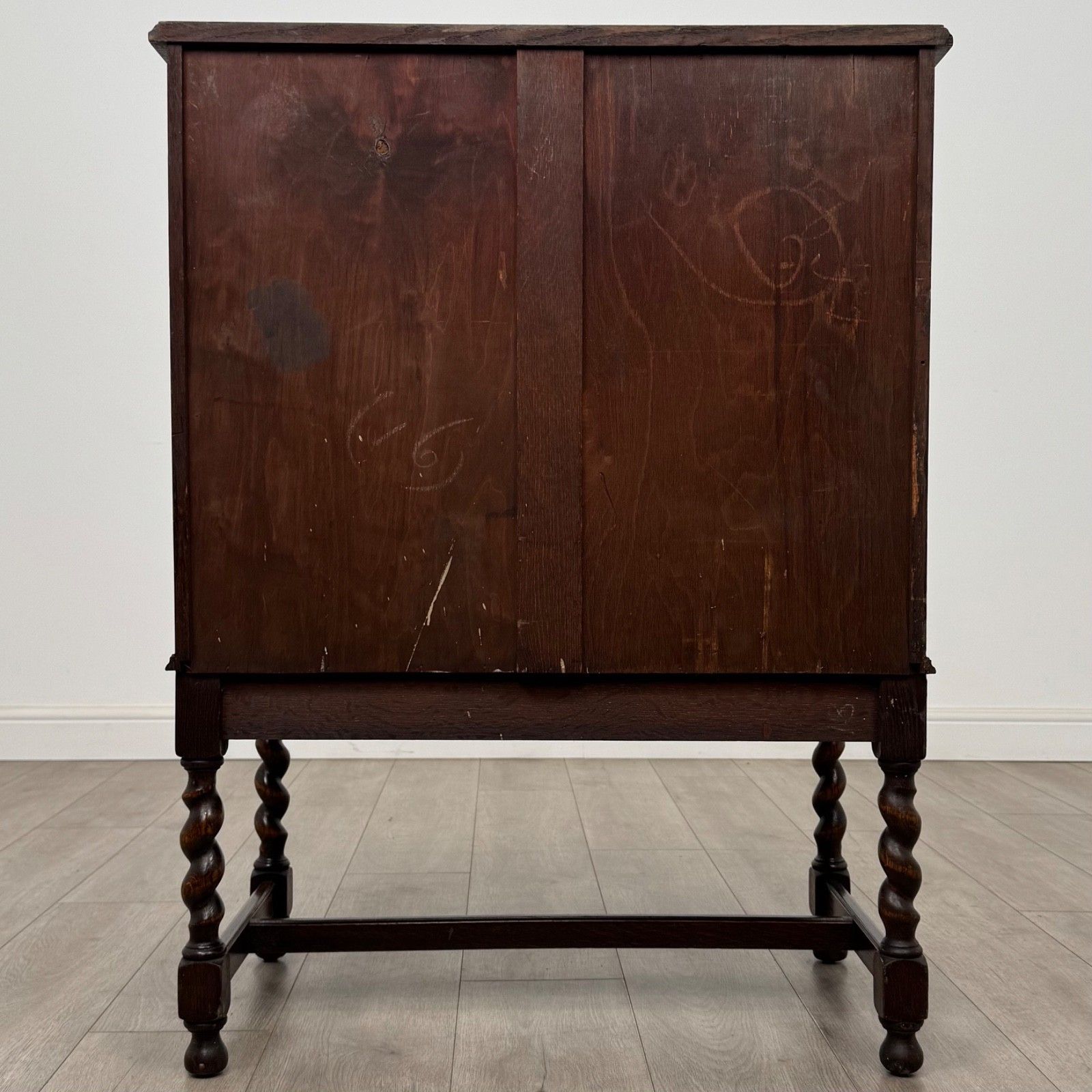 Antique 20th Century Fine Jacobean Style Bureau In Oak ( Af 5261 ) photo vinterior