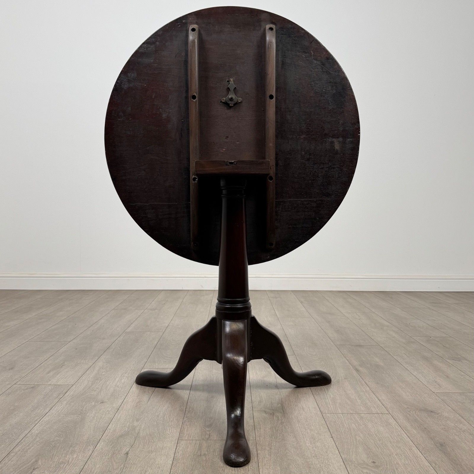 Antique 18th Century Georgian Tilt Top Table In Mahogany ( Af 5271 ) photo Furniture