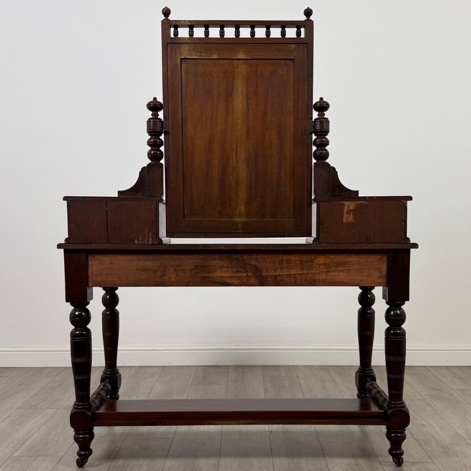 Antique 20th Century Edwardian Dressing Table In Mahogany ( Af 5238 ) photo 495.0