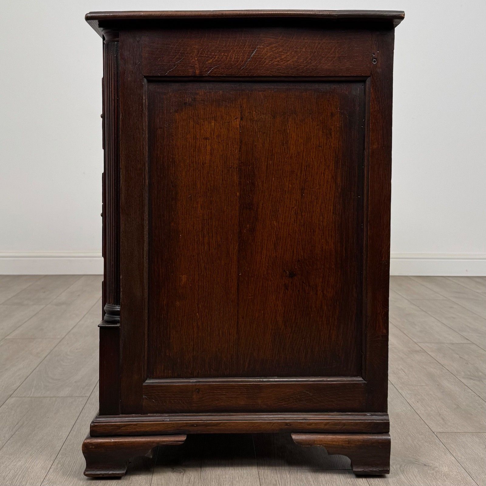 Antique 18th Century Georgian Lancashire Chest In Oak ( Af 5221 ) photo for sale