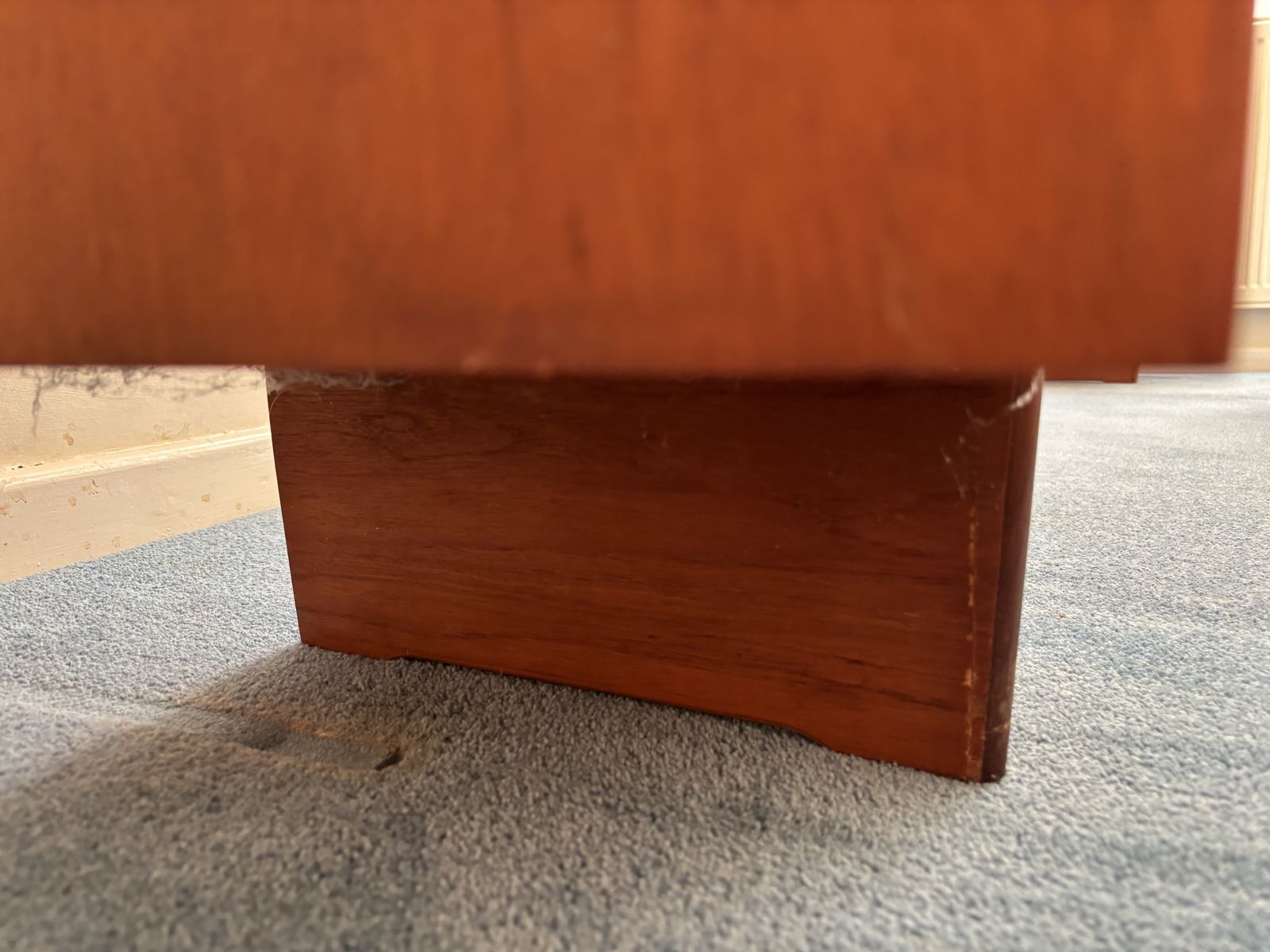 Mid Century Teak Headboard & Floating Bedside Tables By William Lawrence Of Nottingham. photo buy