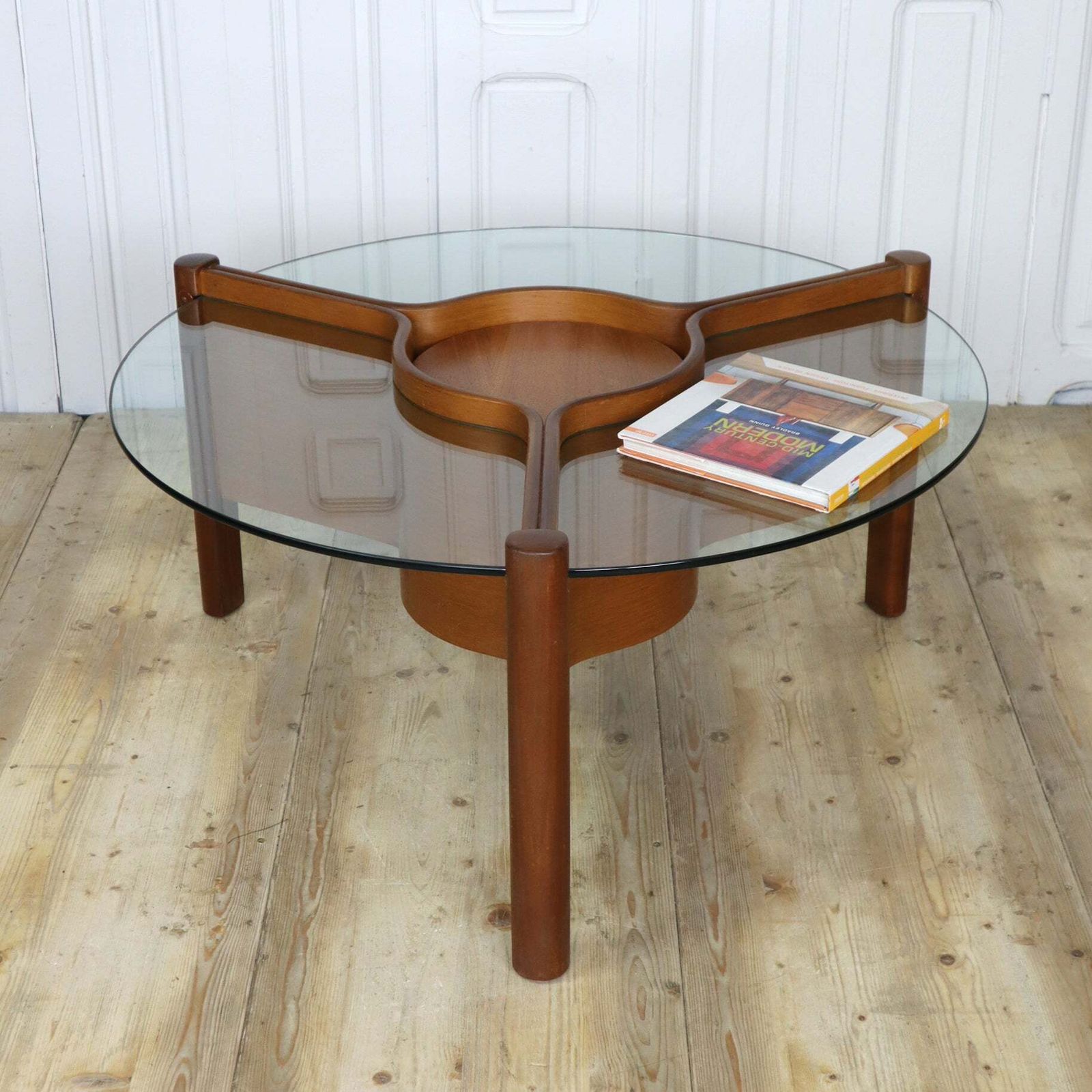 photo for sale Rare Mid Century Teak Nathan Thermoformed Coffee Table 2002f