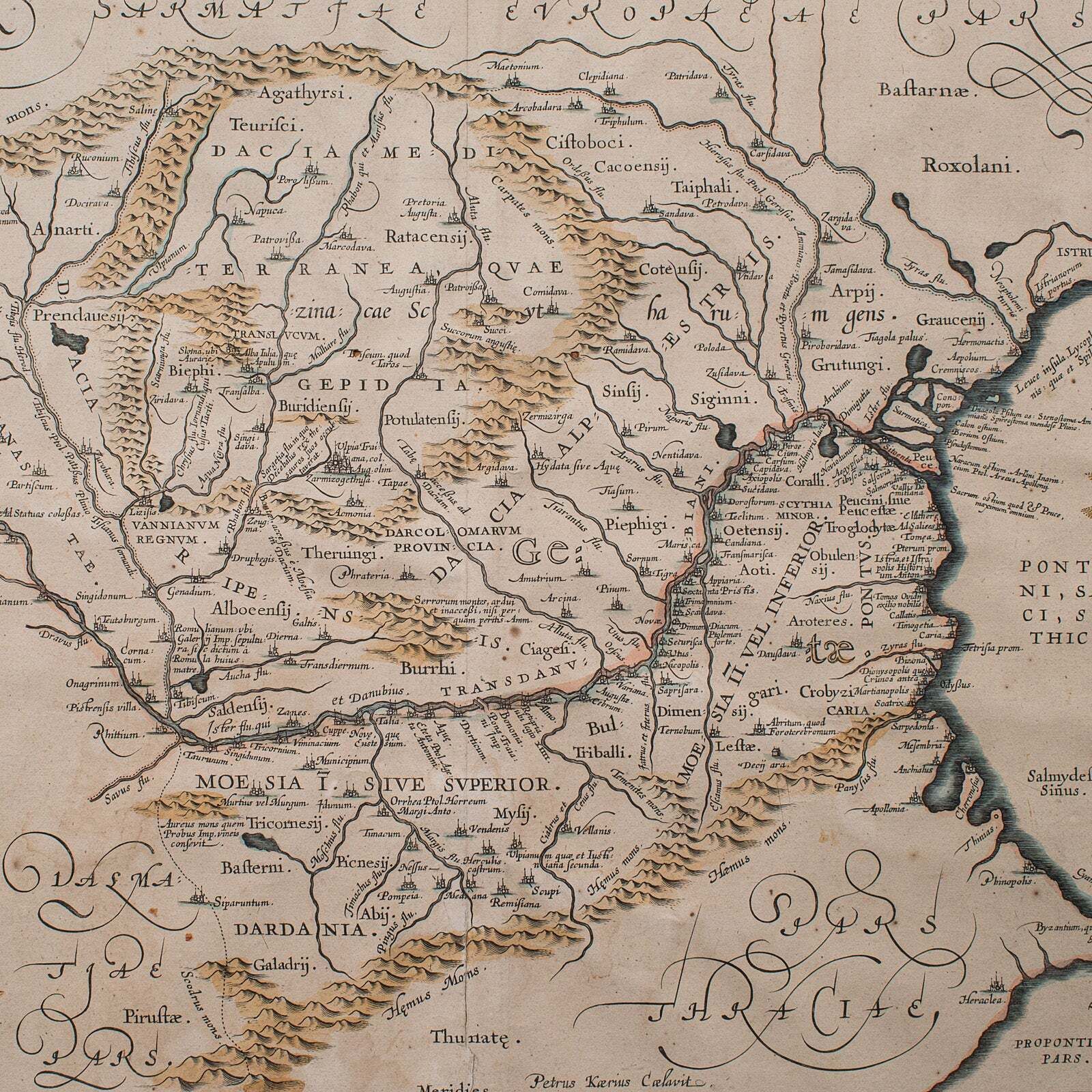 Antique Cartographer's Serving Tray, English, Platter, European Map, Edwardian photo buy