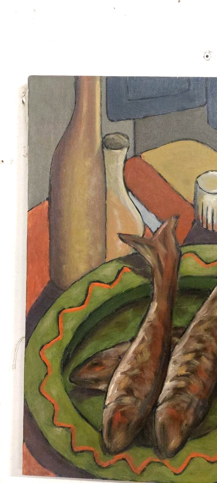 Franco Prayer Still Life Oil Painting (1924) 60x50 Cm photo Art