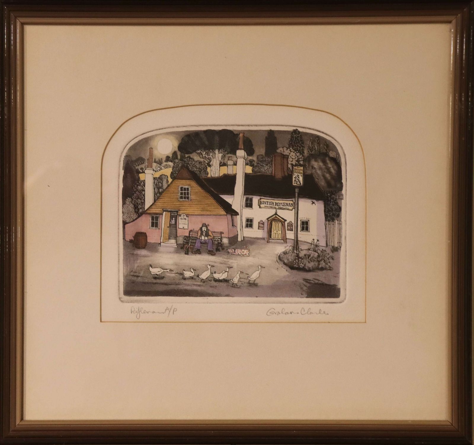 Pair Of British Artist’s Proof Etchings By Graham Clarke photo buy