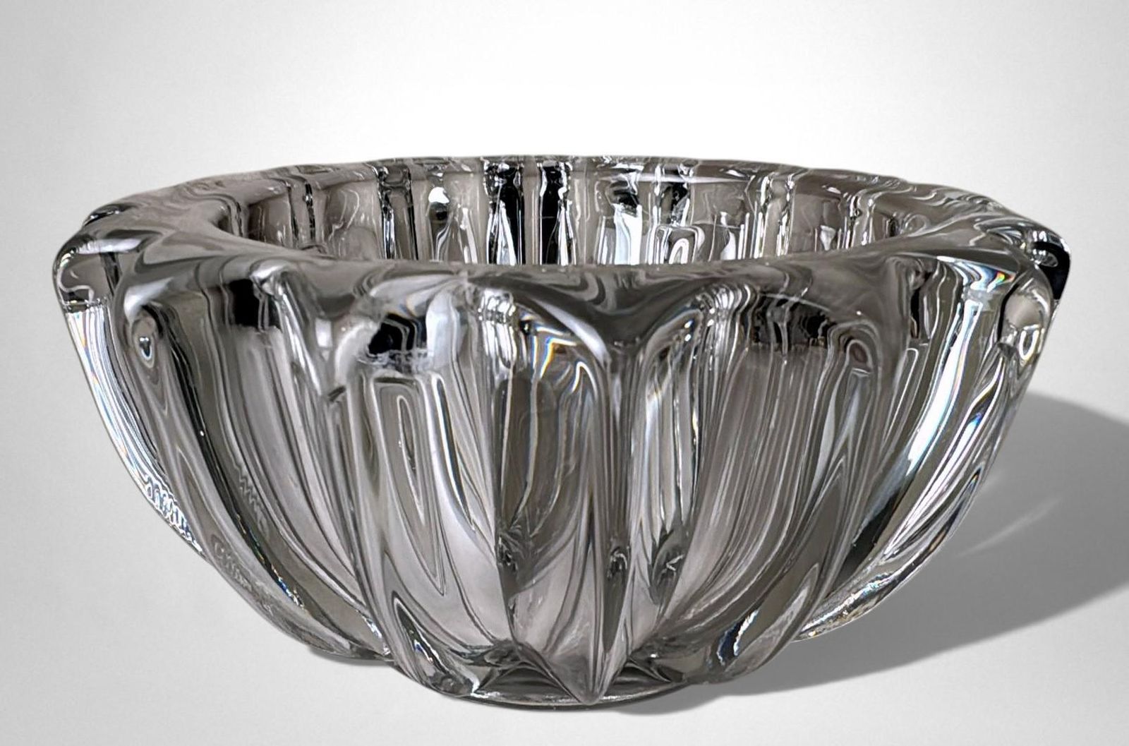 photo for sale Art Deco Pierre D’avesn Flower Holder / Glass Bowl