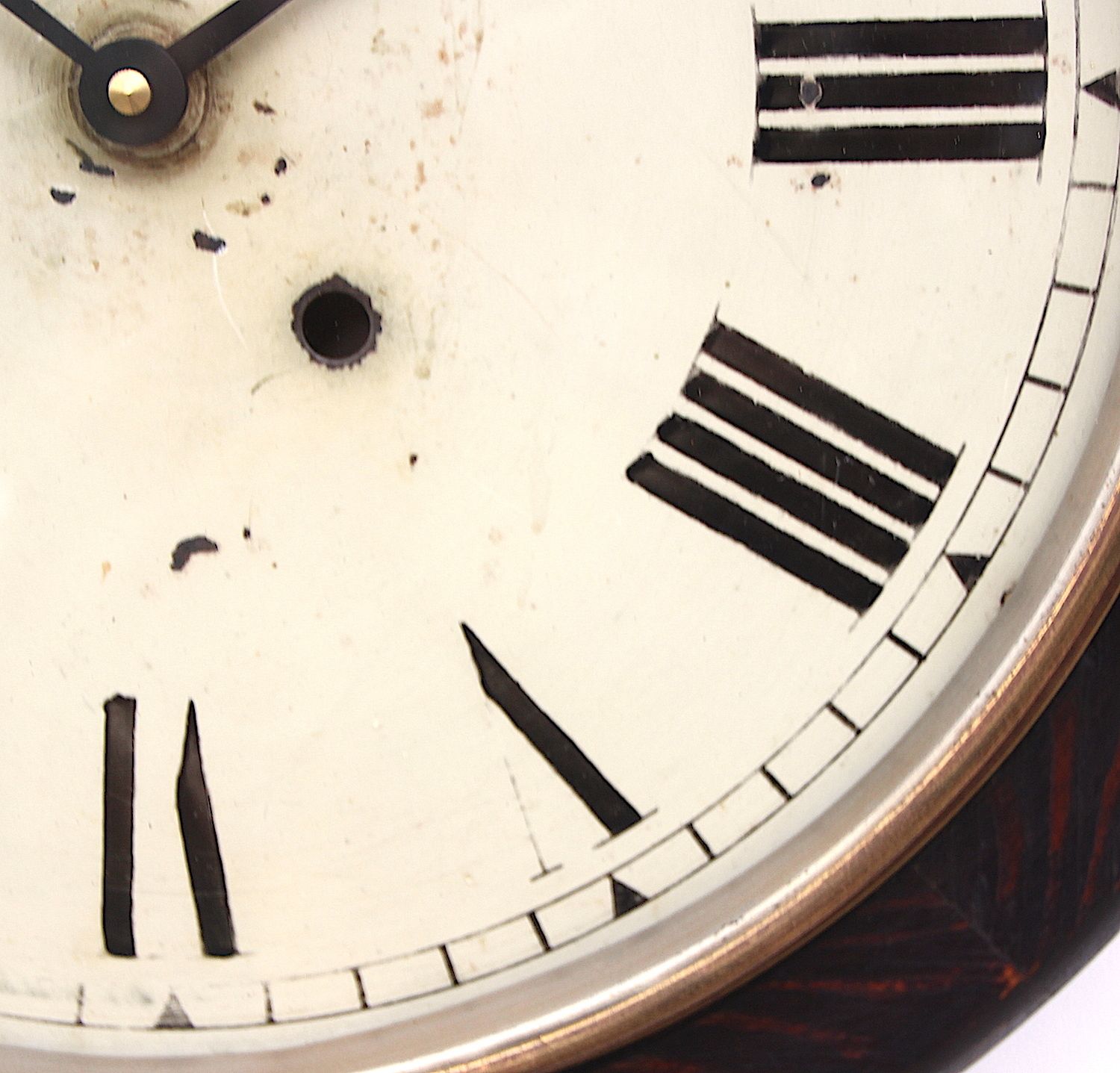Large 39cm Railway Wall Clock Factory. Fully Guaranteed. London Timepiece. photo furniture