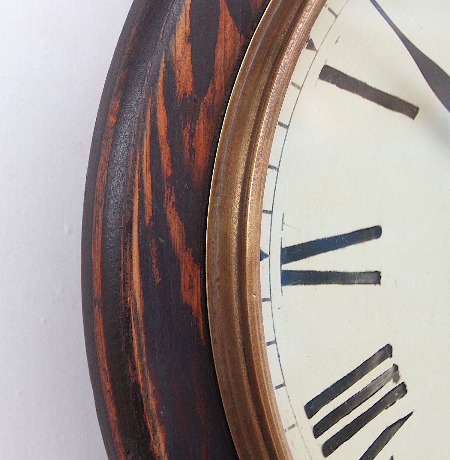 photo for sale Large 39cm Railway Wall Clock Factory. Fully Guaranteed. London Timepiece.