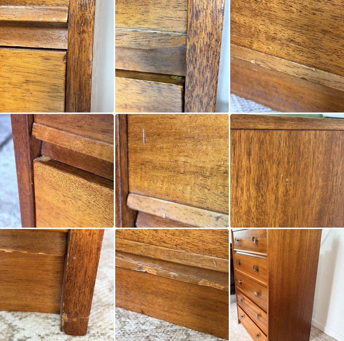 Mid Century Retro Vintage Chest Of Drawers photo for sale