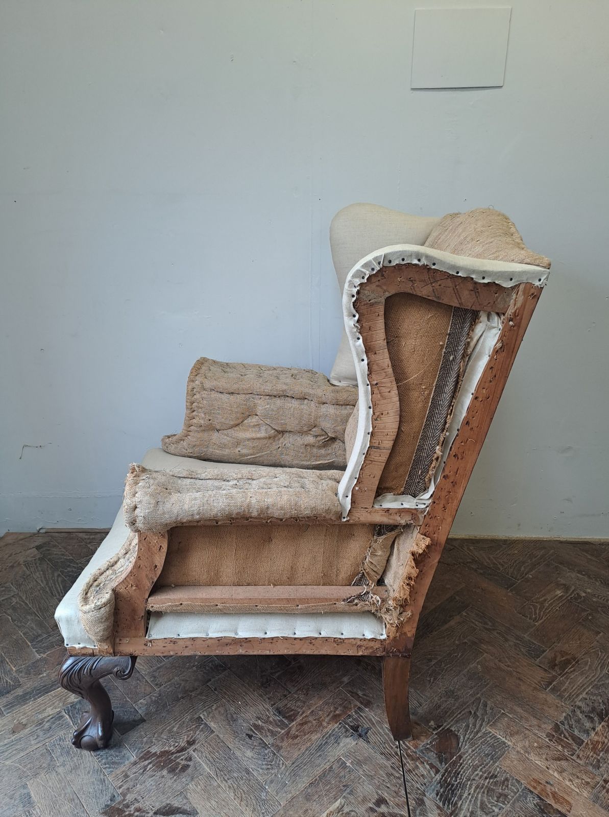 Edwardian Mahogany Wingchair, 1900s photo Furniture