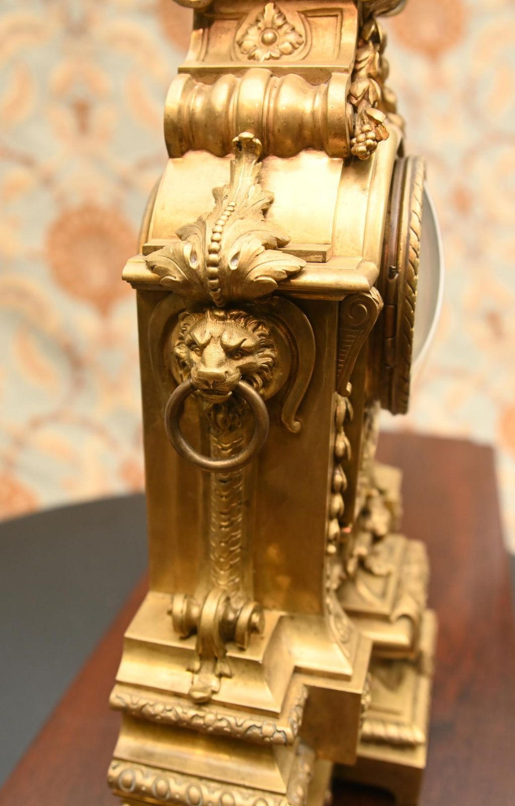 photo buy Louis XVI Gilt Clock Garniture Set Candelabras 1880