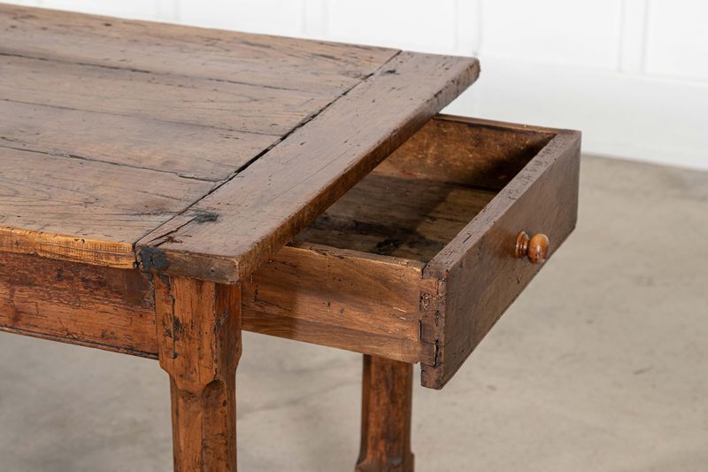 3968.0 Large 19thc French Elm & Fruitwood Farmhouse Table photo