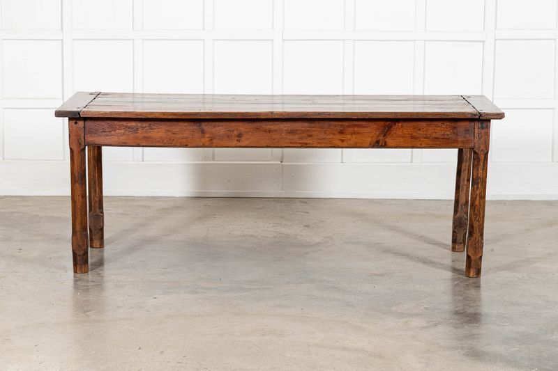 photo vinterior Large 19thc French Elm & Fruitwood Farmhouse Table
