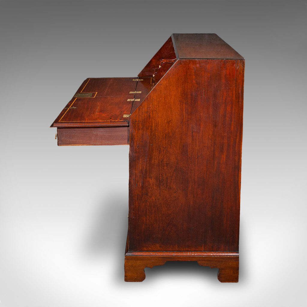 Rare Antique Barrister's Bureau, English Secretary, Escritoire, Georgian, C.1760 photo buy