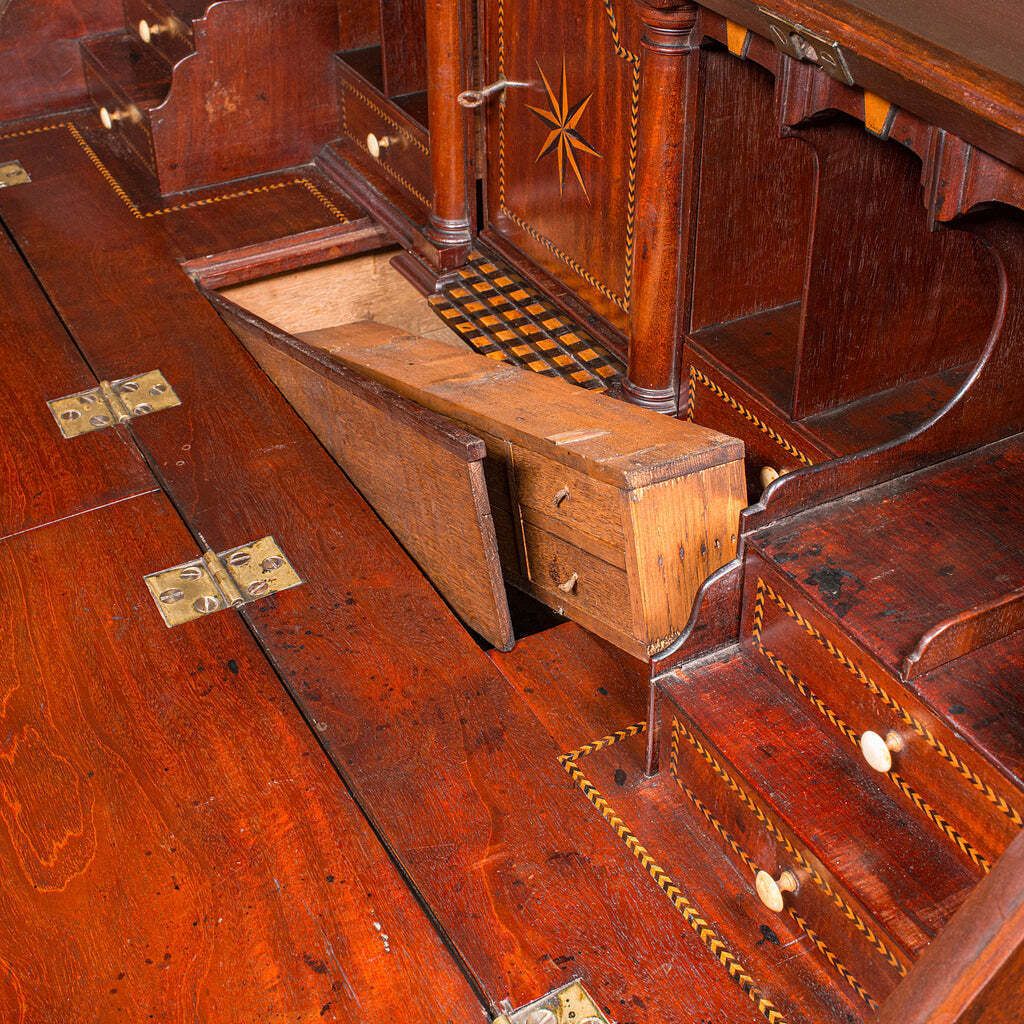 10040.0 Rare Antique Barrister's Bureau, English Secretary, Escritoire, Georgian, C.1760 photo