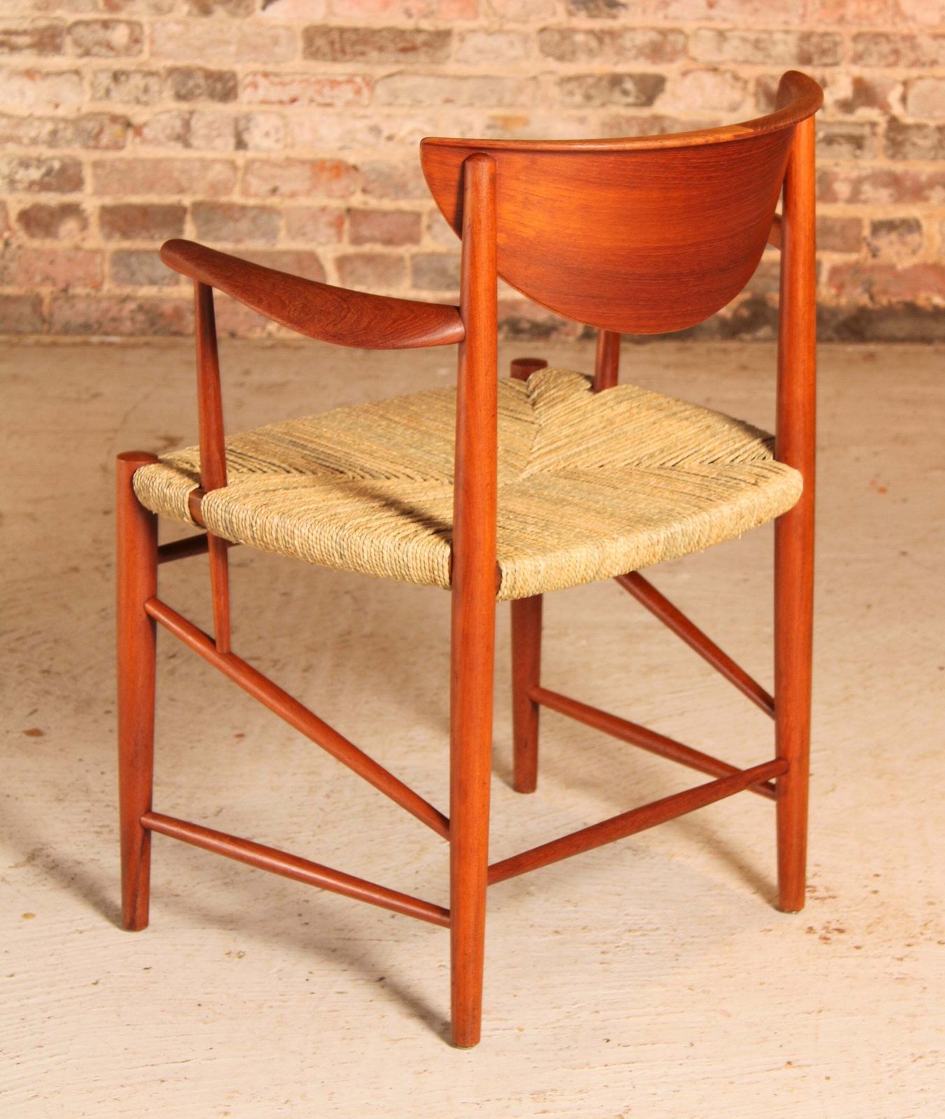 photo for sale Danish Mid Century Teak Armchair Model 317 By Peter Hvidt And Orla Molgard Nielsen For Soborg Mobler, Circa 1950s