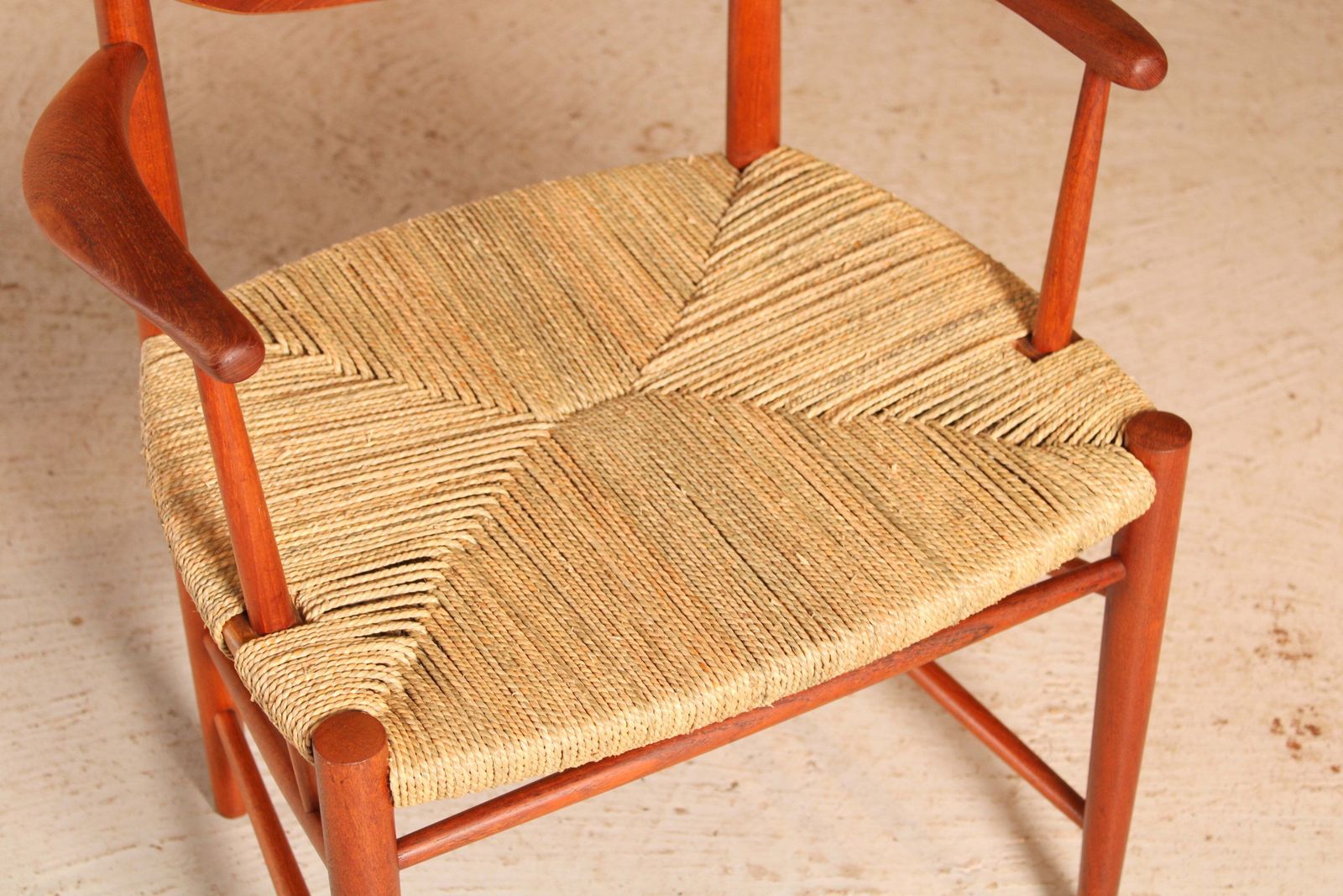 950.0 Danish Mid Century Teak Armchair Model 317 By Peter Hvidt And Orla Molgard Nielsen For Soborg Mobler, Circa 1950s photo