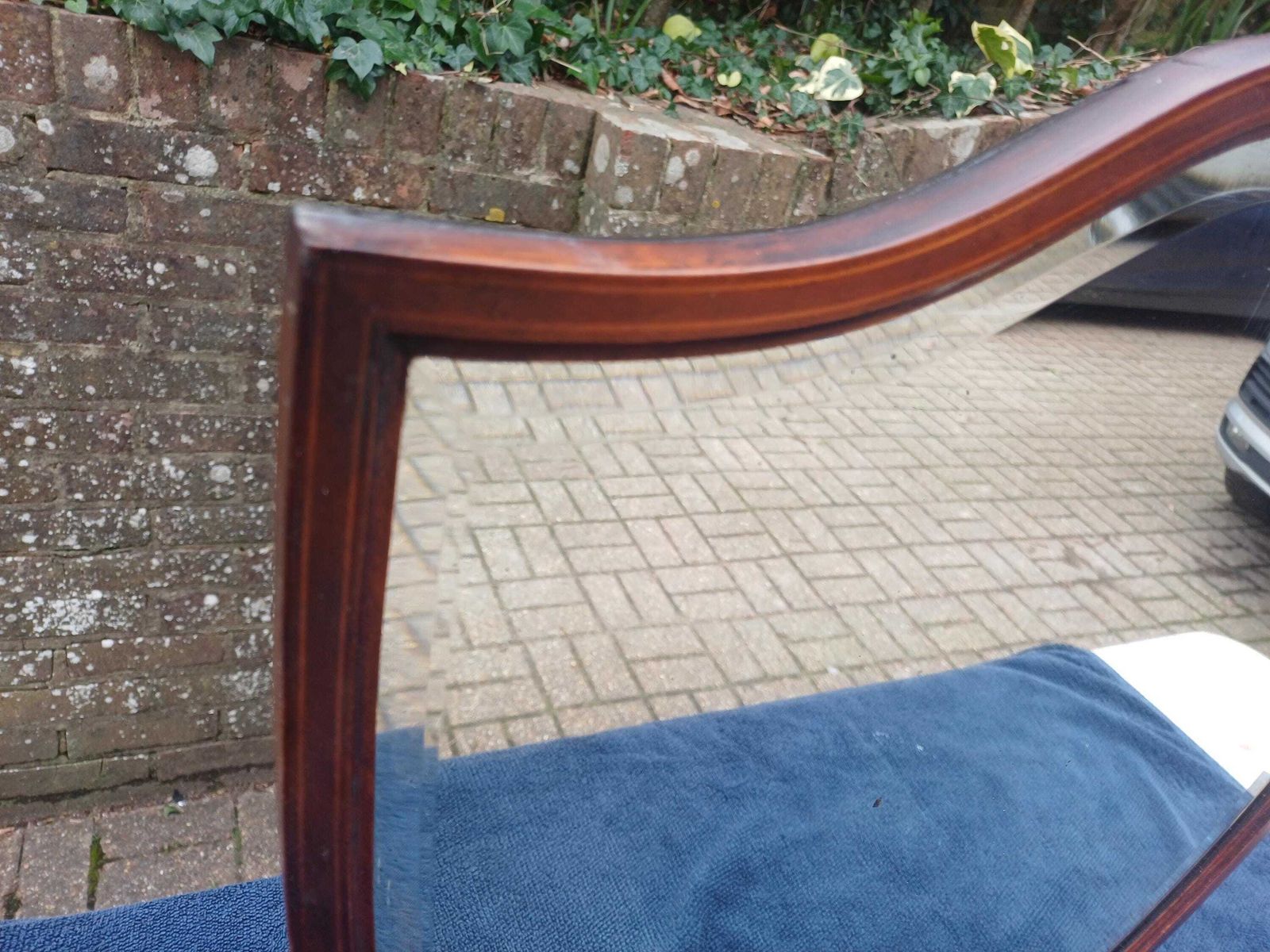 Victorian Solid Mahogany Swivel & Tilting Dressing Table Mirror Shield Bevelled Glass Antique C1870 Rare Quality photo for sale
