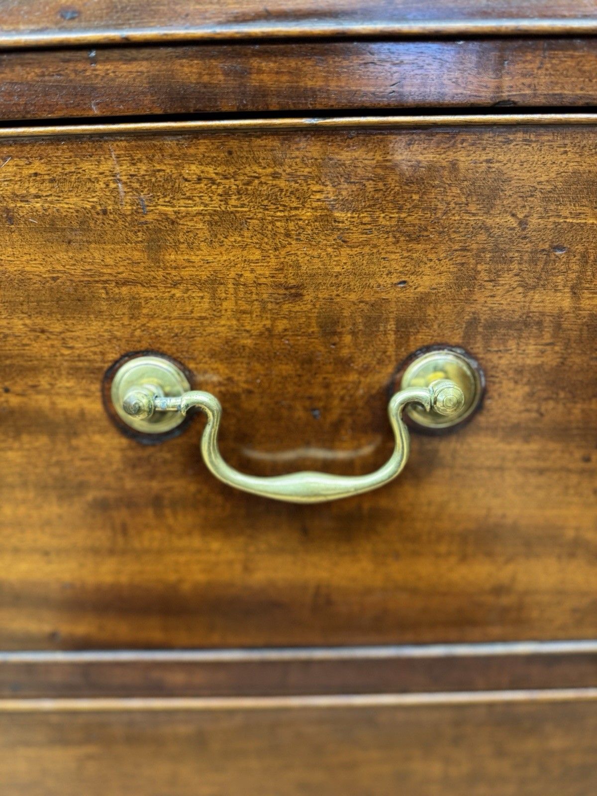 Antique Mahogany Chest Of Drawers / Bedroom Storage / Victorian Georgian photo vinterior