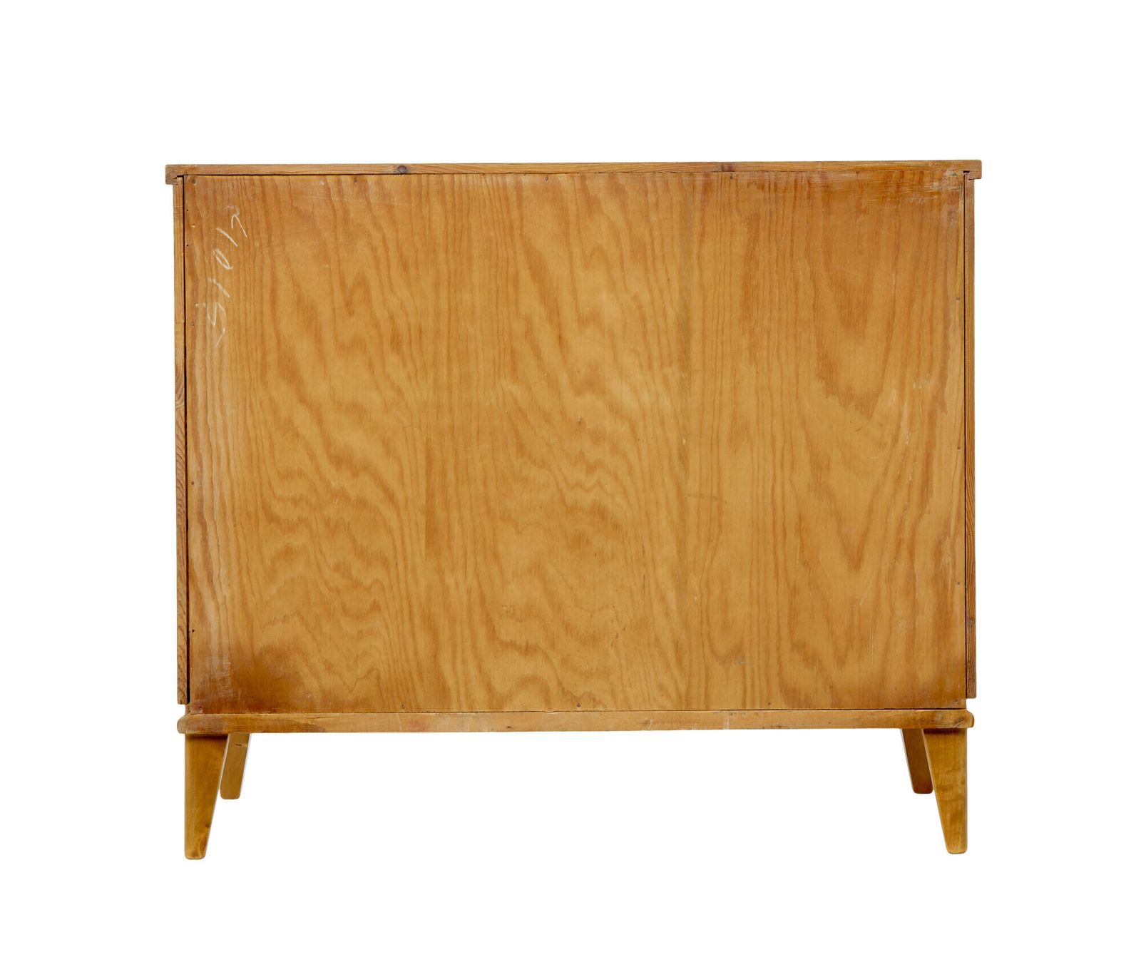 Mid Century Scandinavian Tiger Birch Chest Of Drawers photo for sale