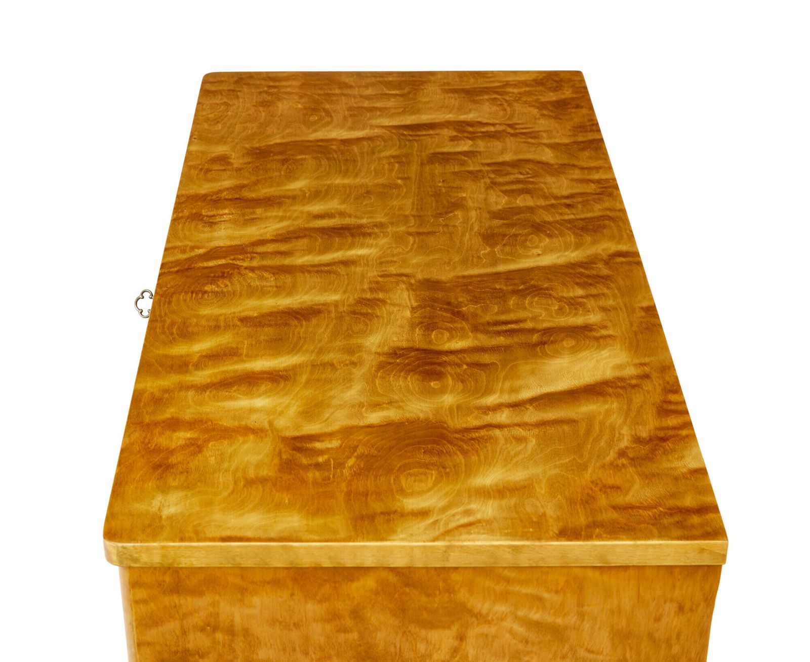 Mid Century Scandinavian Tiger Birch Chest Of Drawers photo buy