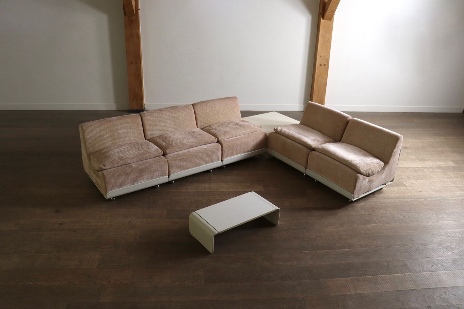 Cor Orbis Modulaire Bank In Ribfluweel Door Luigi Colani, Jaren 1970 photo Meubels