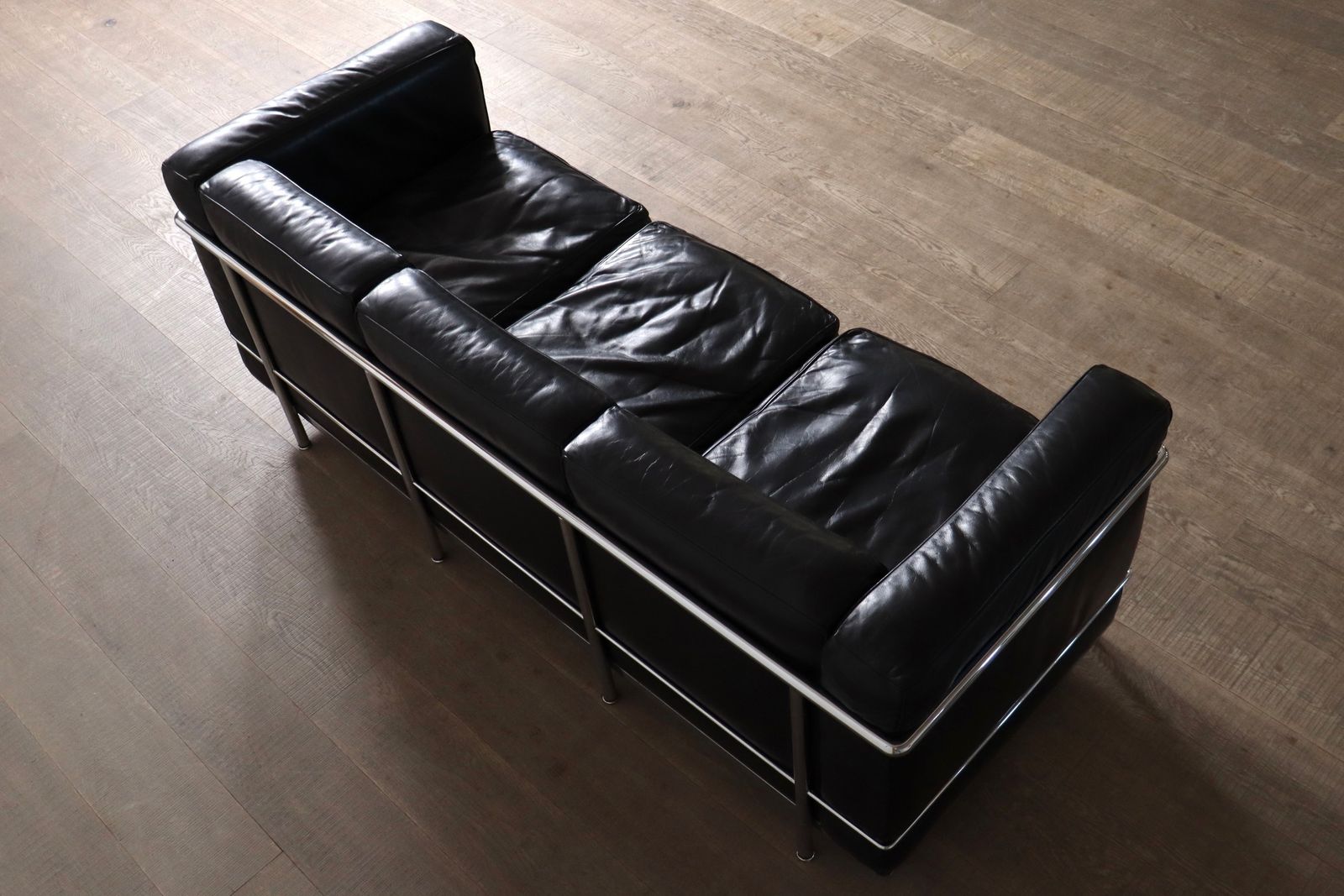 Cassina Lc2 Three Seater Sofa By Charlotte Perriand, Le Corbusier, 1960s photo 5126.0