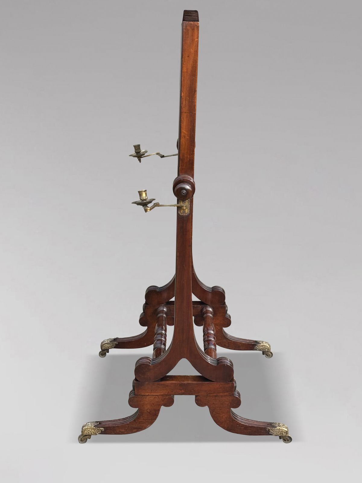 19th Century William IV Period Mahogany Cheval Mirror photo vinterior
