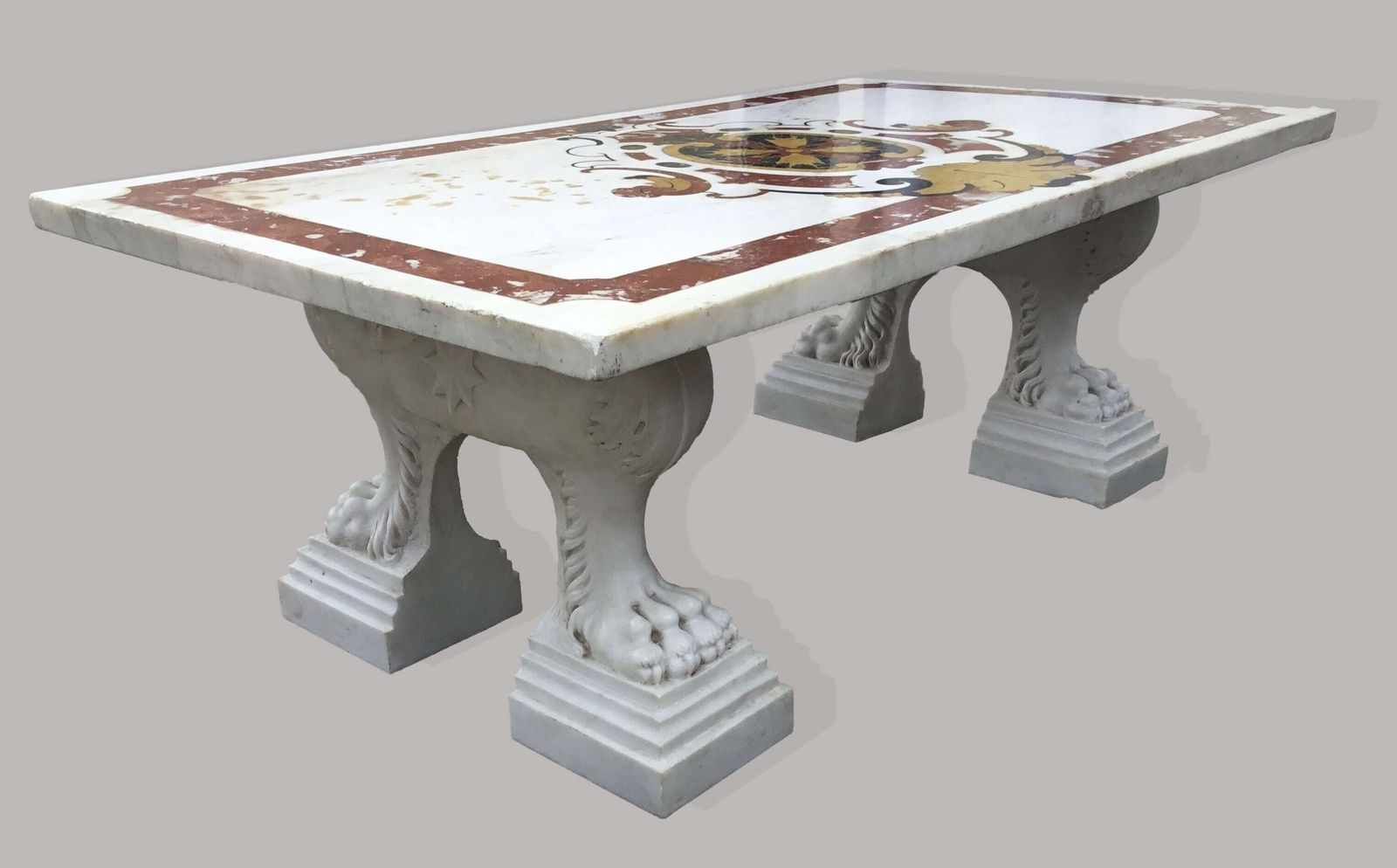 Magnificent C18th Large Italian Marble Low Centre Table photo for sale
