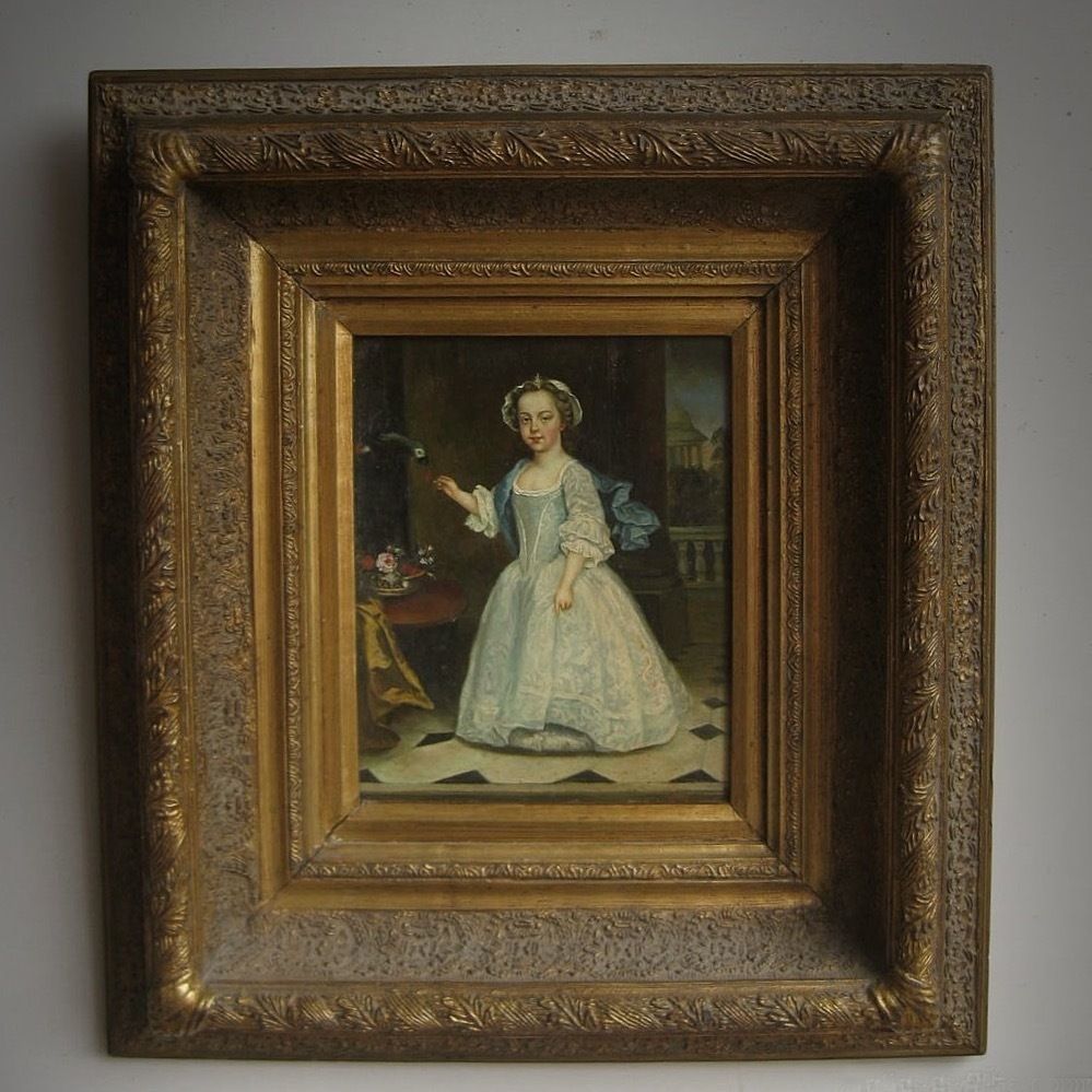 Portrait Of An 18th Century Girl photo Art